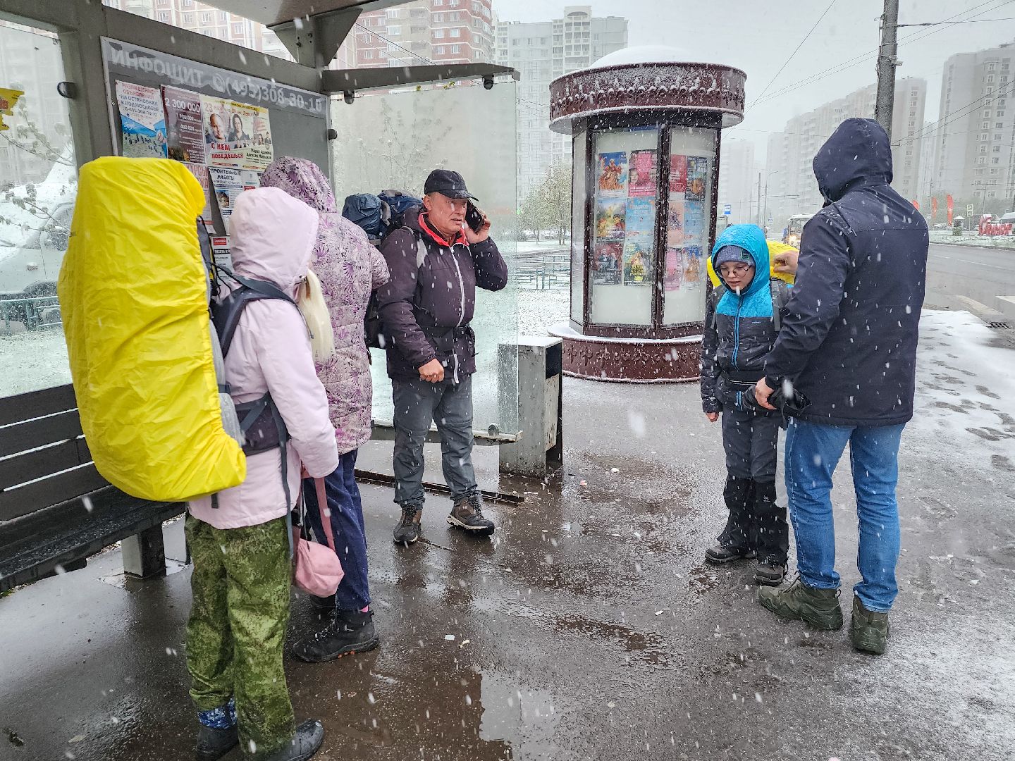 Подольск, Туристы, 80 лет победе, поход,