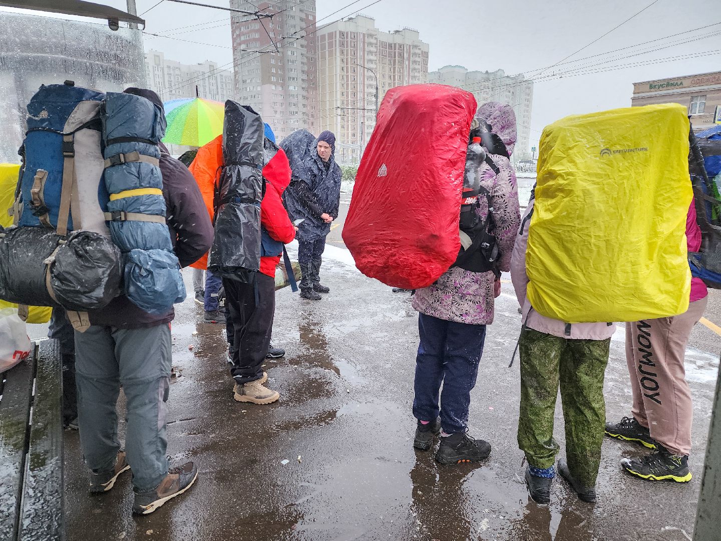 Подольск, Туристы, 80 лет победе, поход,