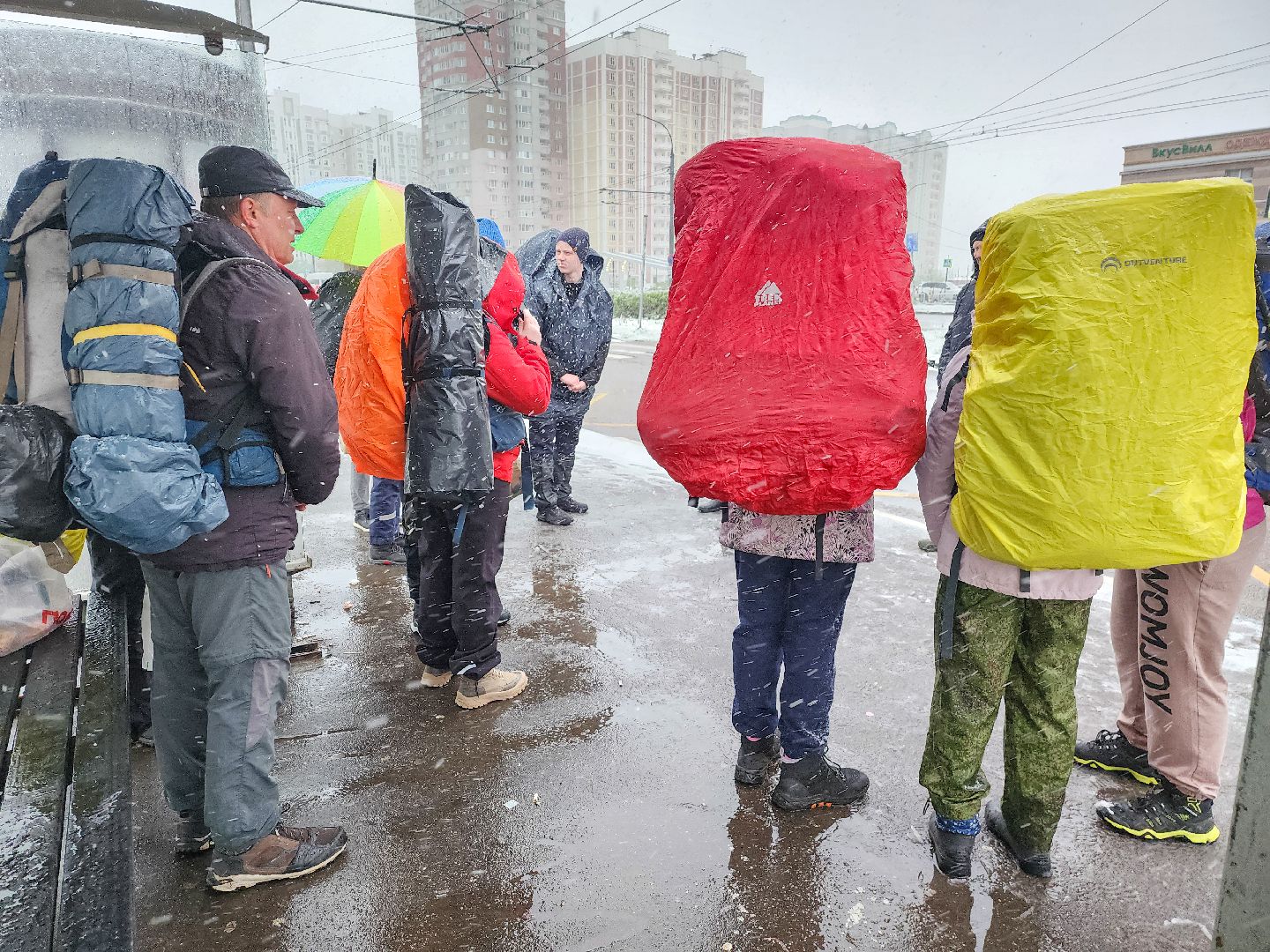Подольск, Туристы, 80 лет победе, поход,