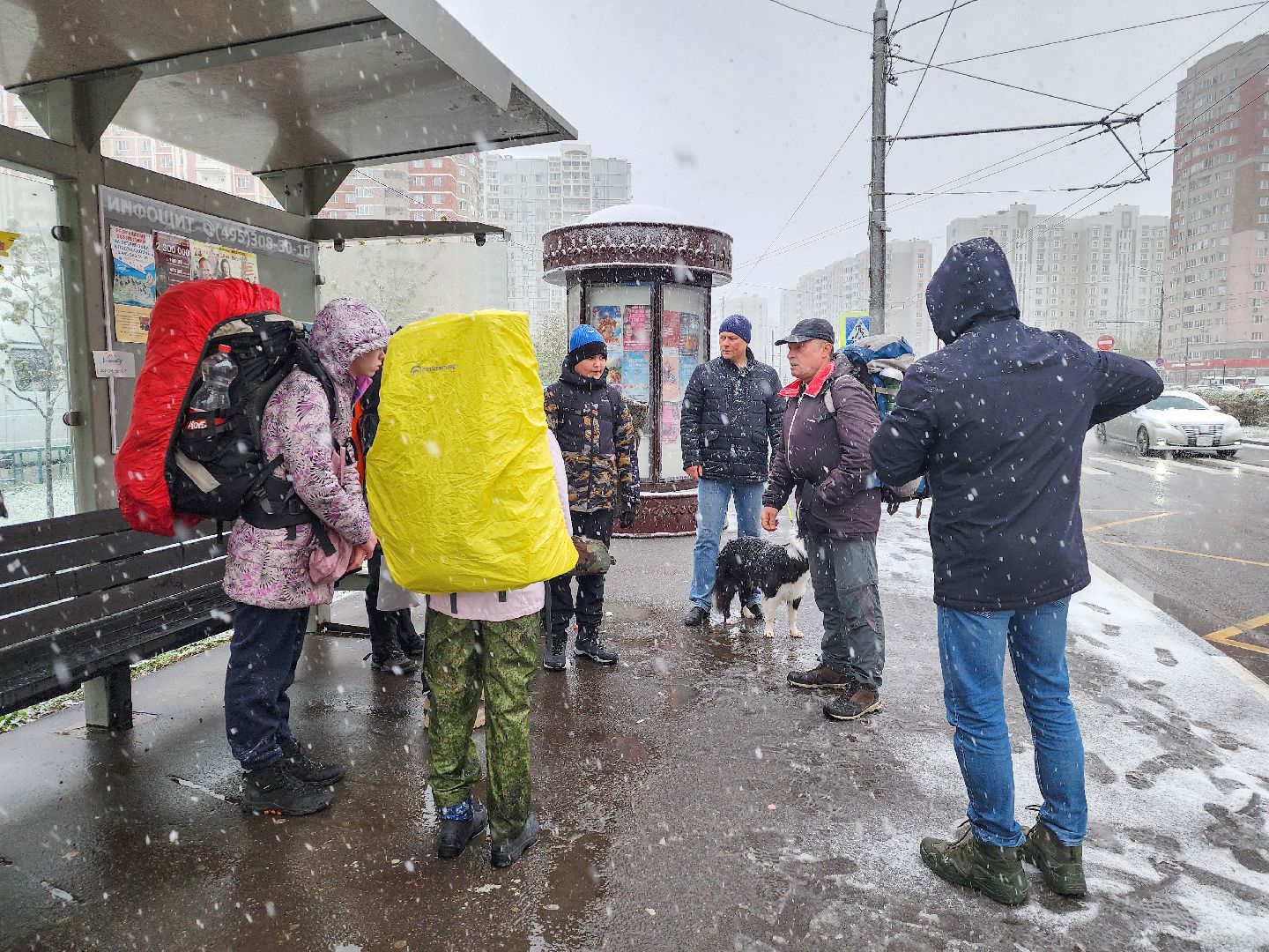 Подольск, Туристы, 80 лет победе, поход,