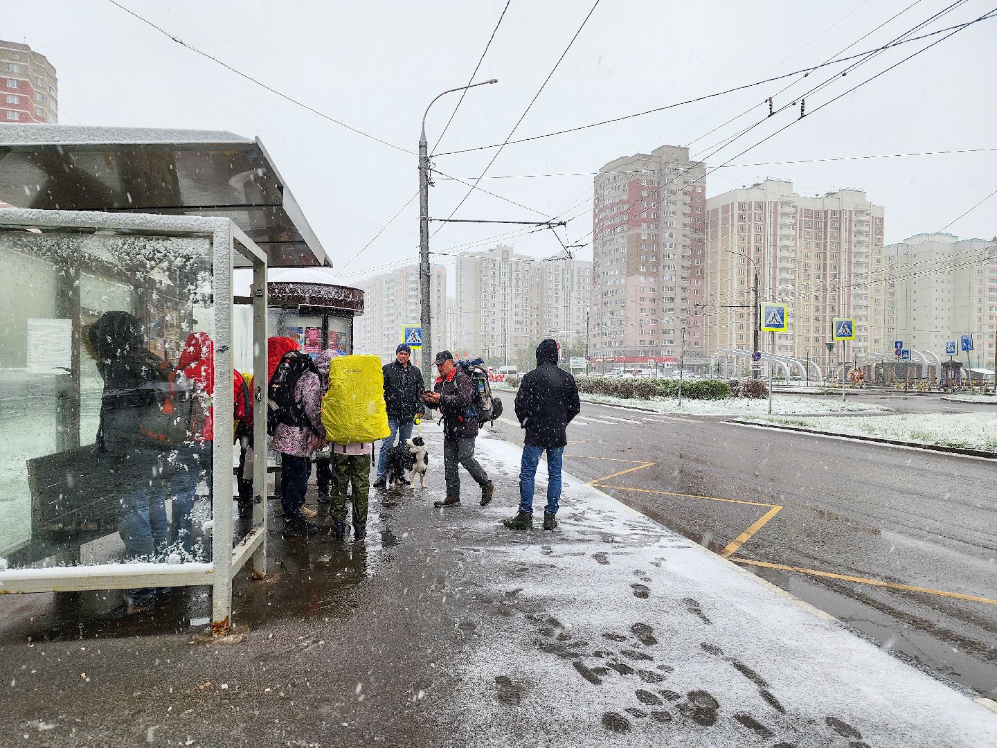 Подольск, Туристы, 80 лет победе, поход,