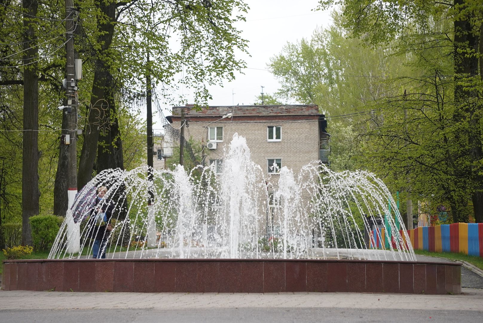 павловский  посад, фонтан , благоустройство,