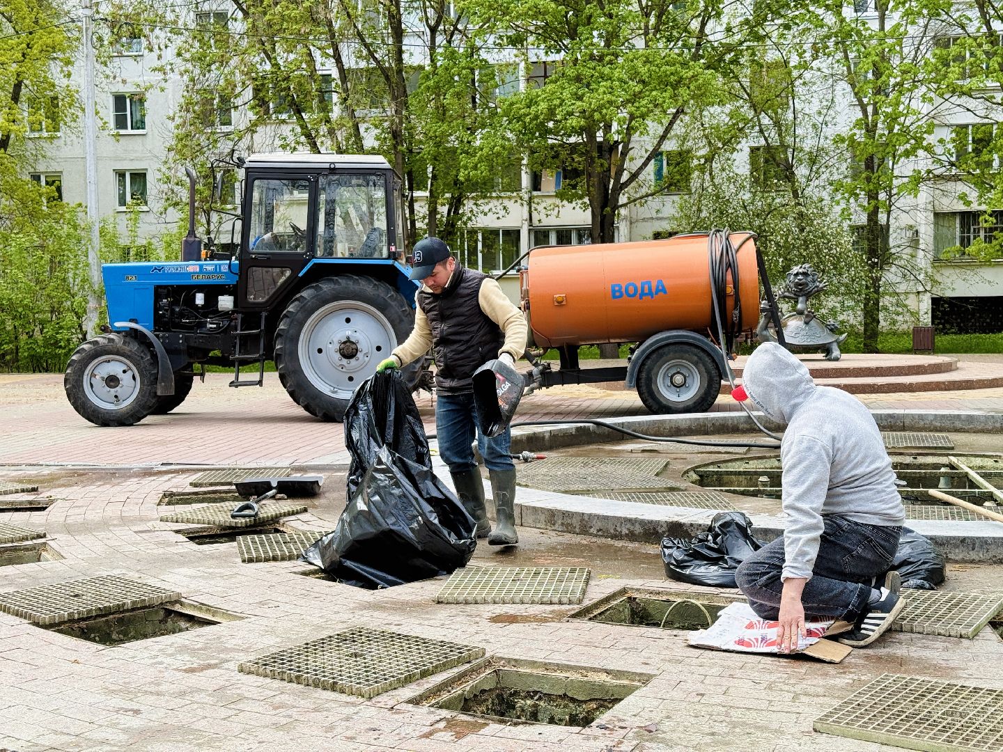 раменское, фонтаны, благоустройство,  запуск фонтанов,