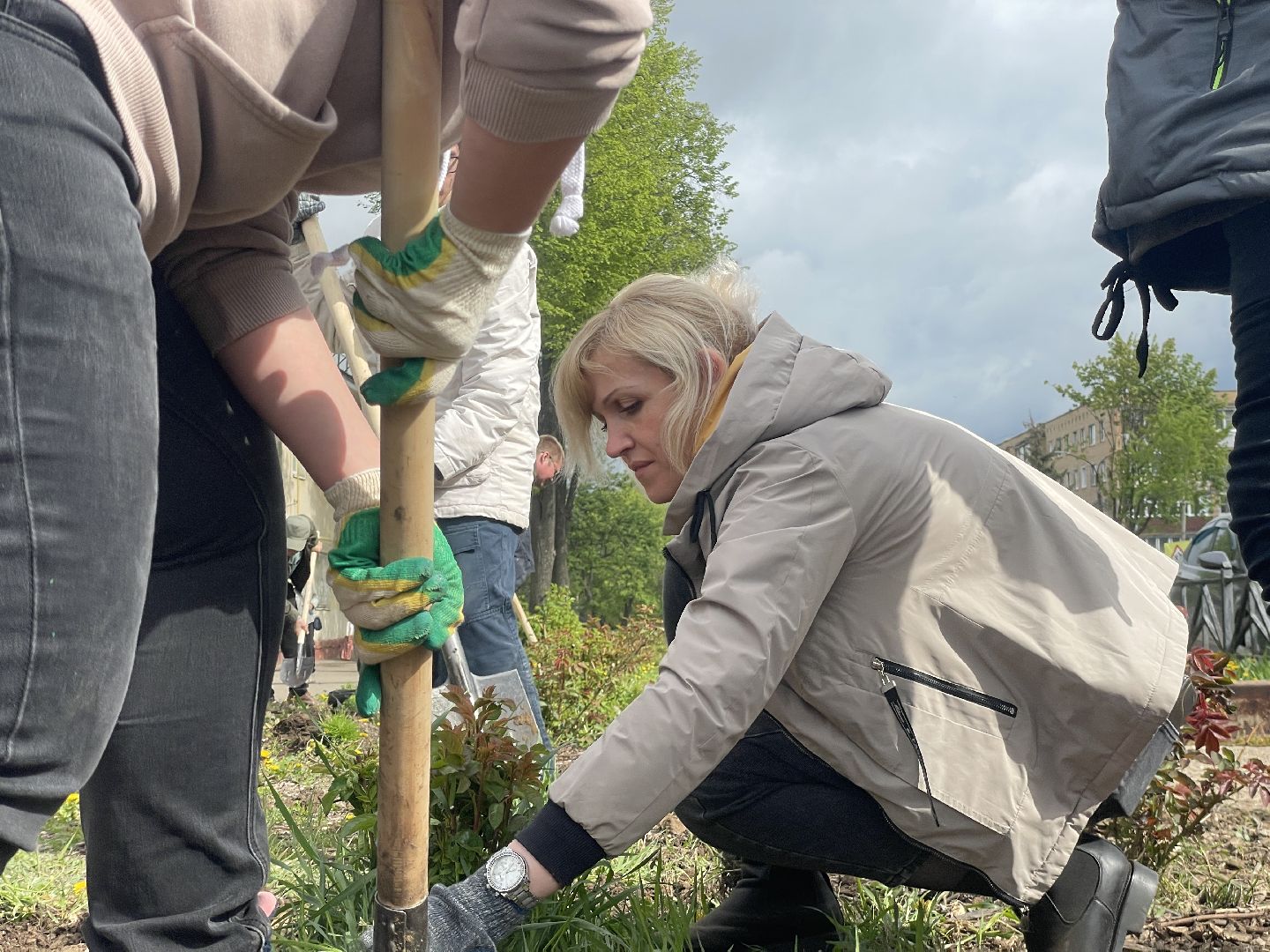 Зарайск, Субботник, Розарий Зарайска, Благоустройство ,