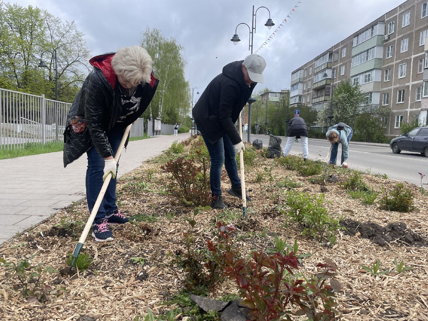 Зарайск, Субботник, Розарий Зарайска, Благоустройство ,