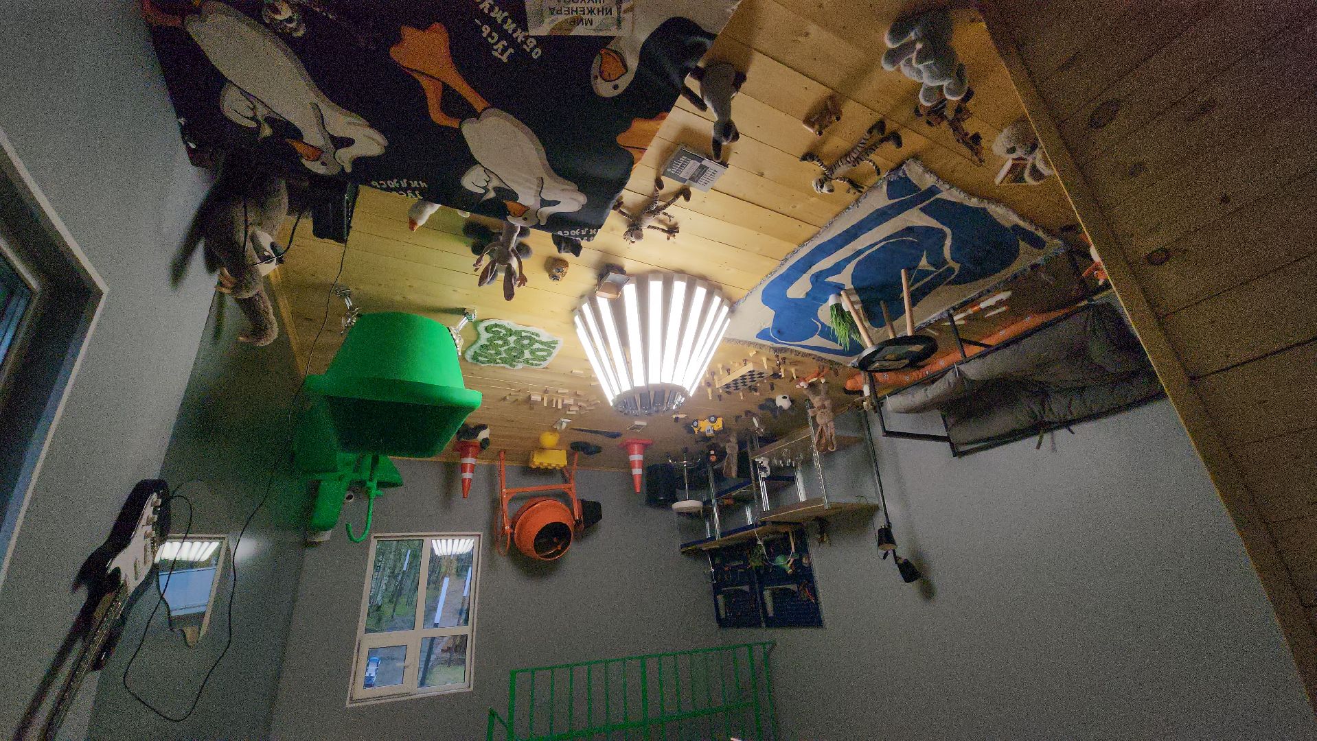 перевернутый дом, Аттракцион , Лобня, Шухов, Архитектура,