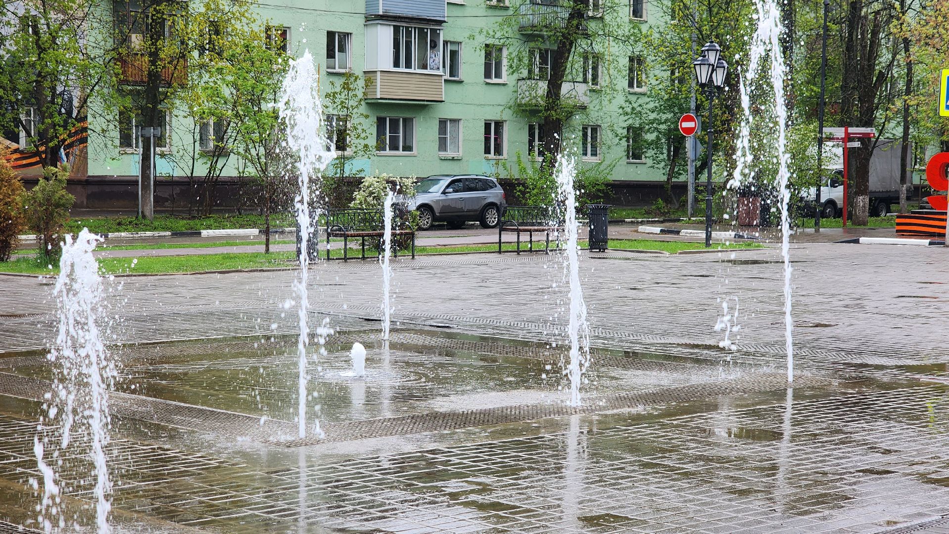 щёлково, фонтан, сезон фонтанов,