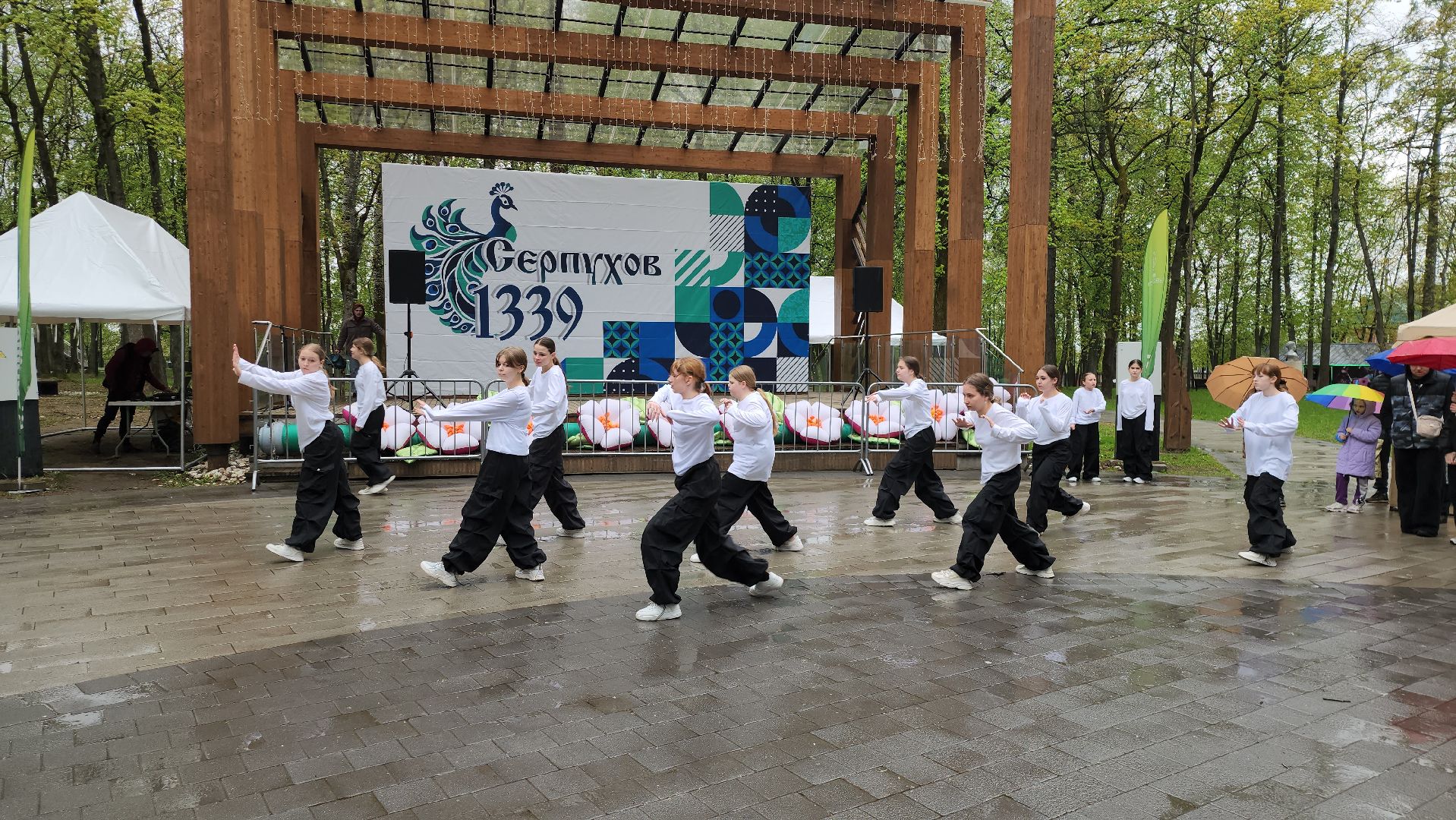 серпухов , подмосковье, парк имени олега степанова, теплый сезон,