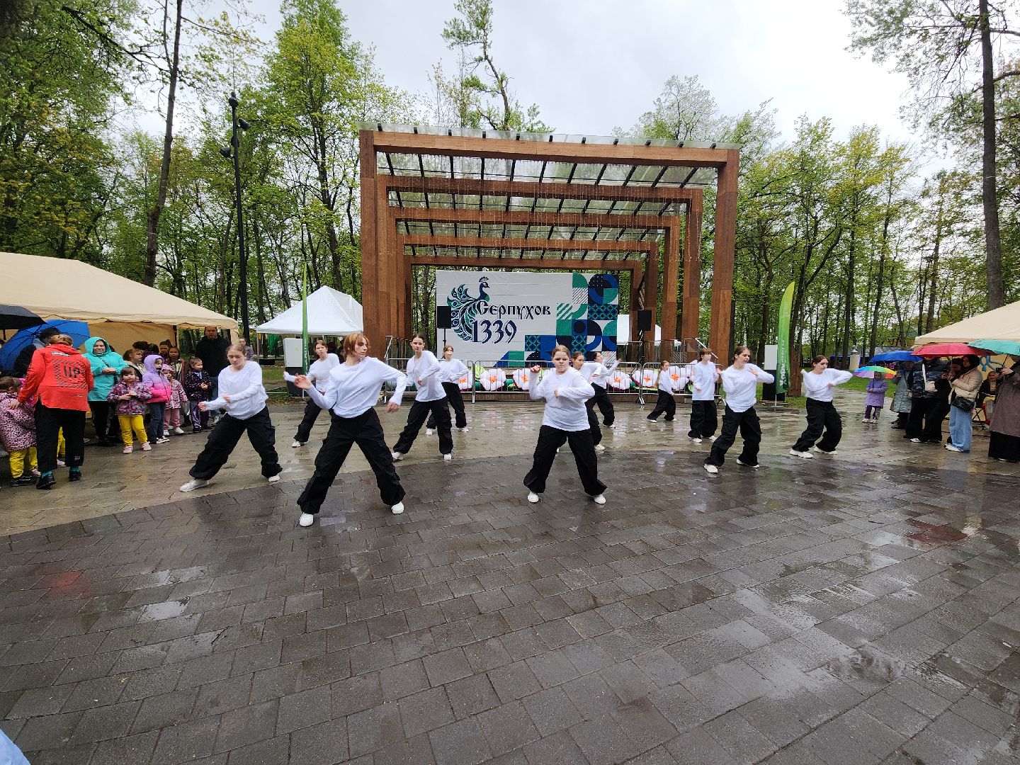 серпухов , подмосковье, парк имени олега степанова, теплый сезон,