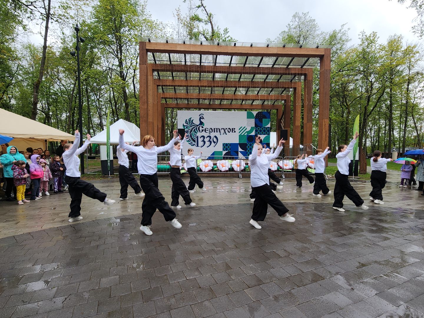 серпухов , подмосковье, парк имени олега степанова, теплый сезон,