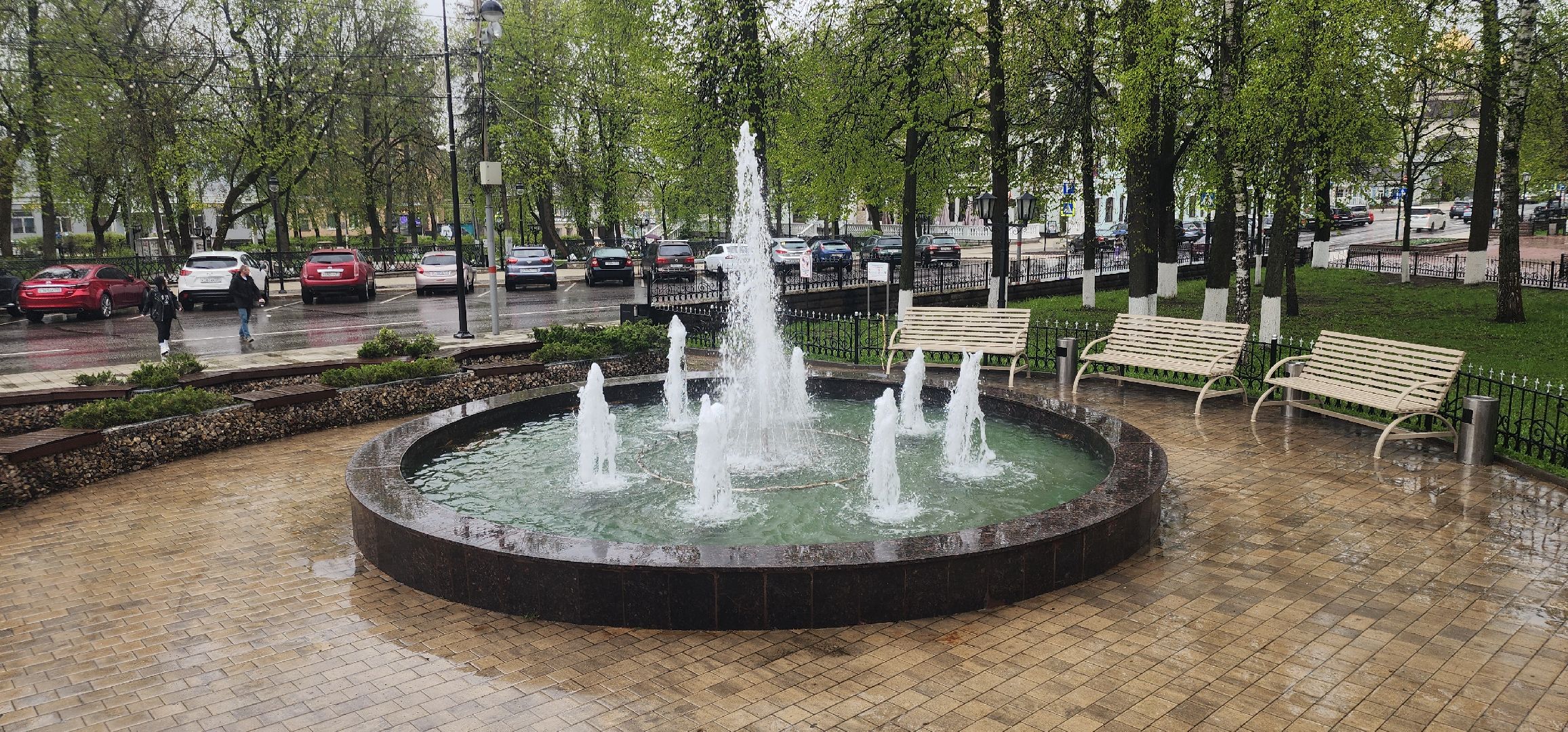 Звенигород, Благоустройство, Сезон фонтанов ,