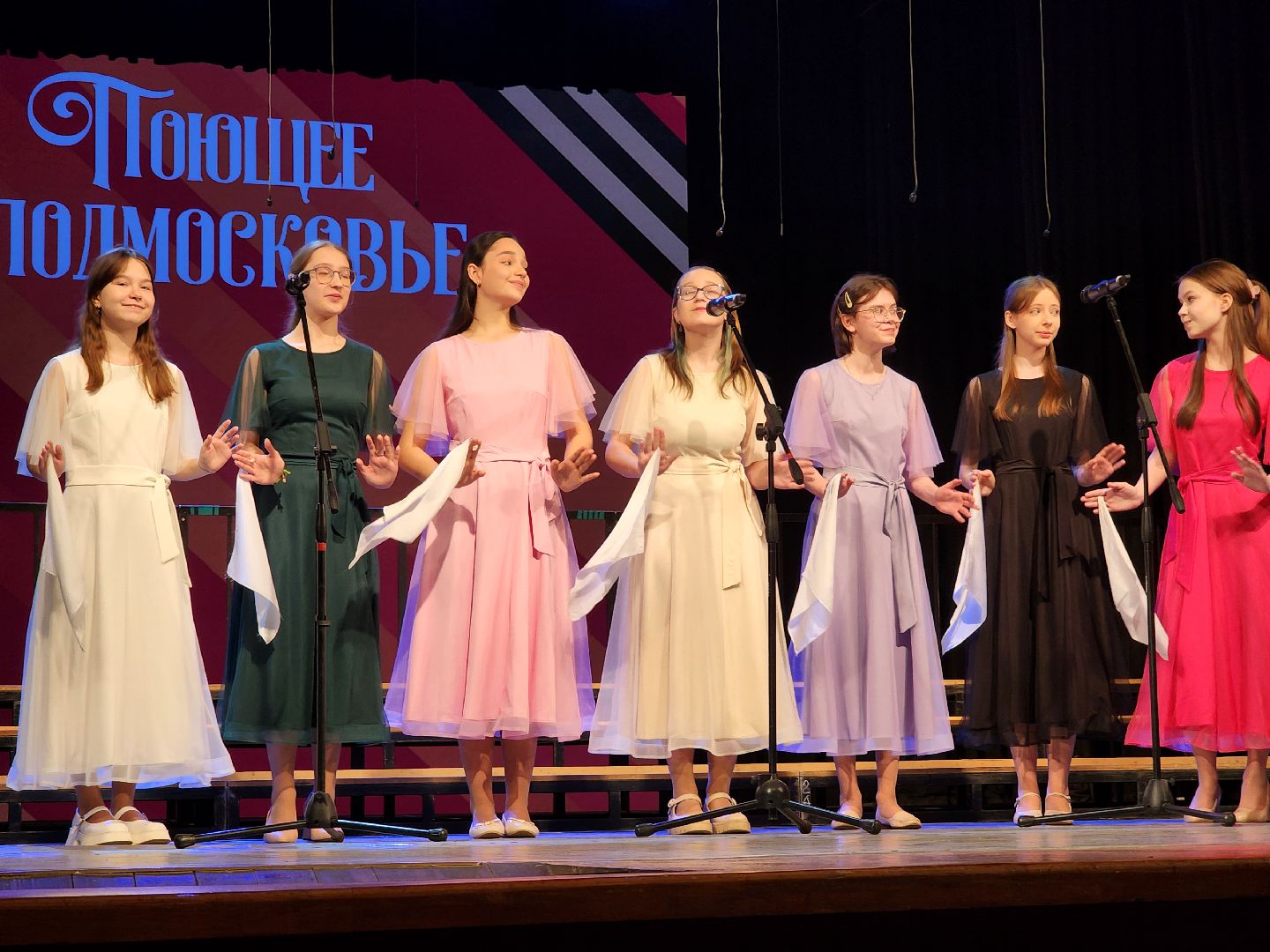 дубна, фестиваль, поющее подмосковье, хор, 80-летие победы,