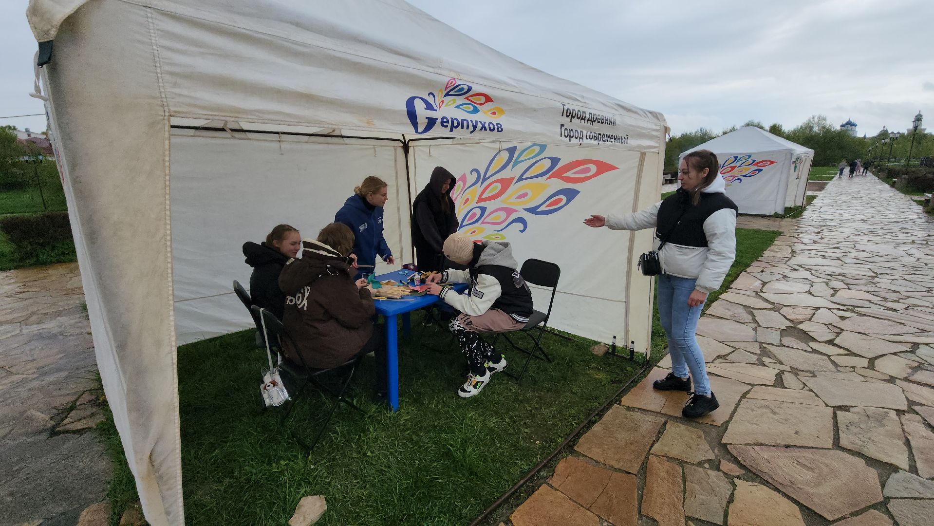 серпухов, принарский парк, открытие паркового сезона в серпухове, мастер класс, молодая гвардия, скандинавский циклон,