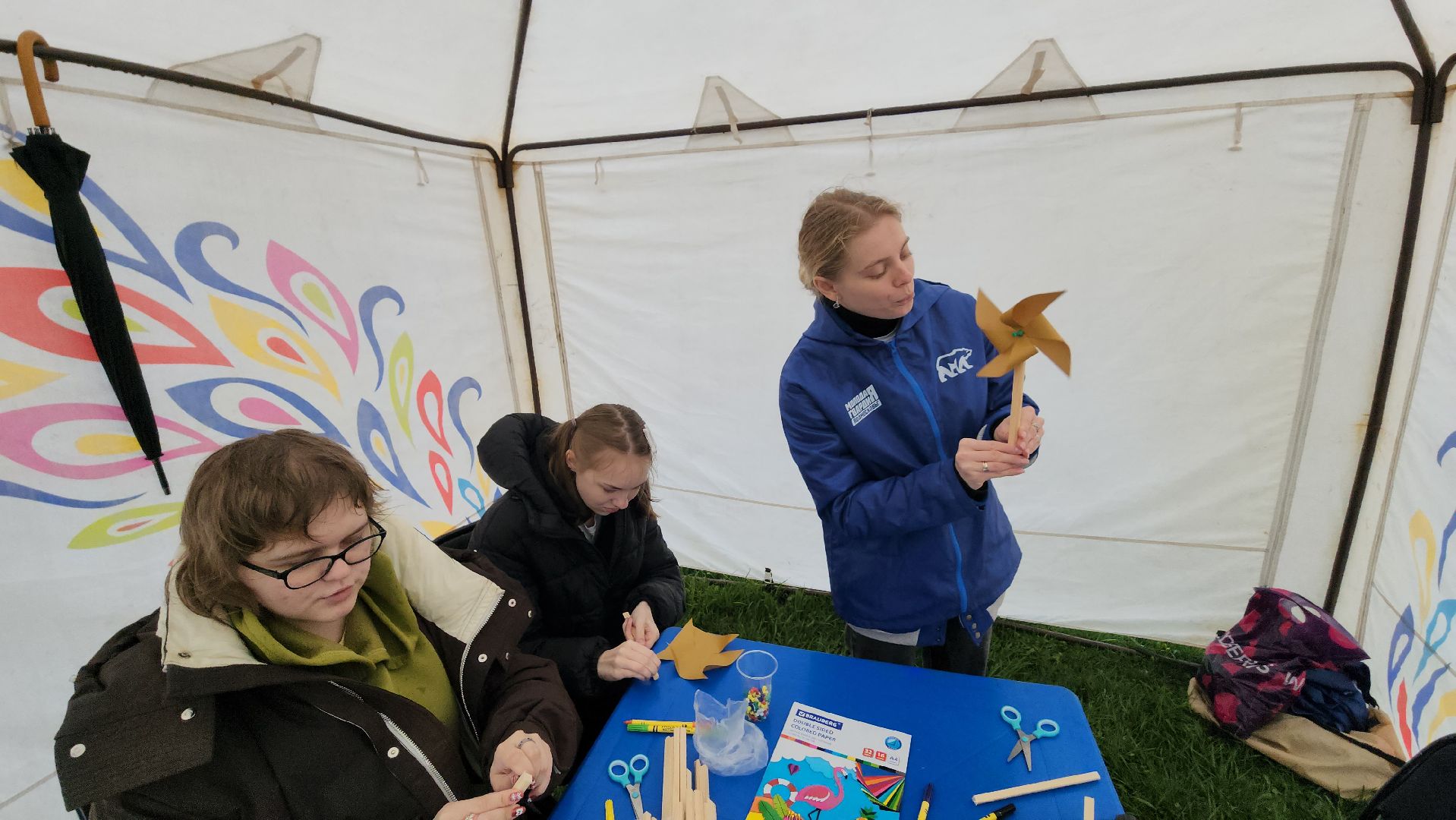 серпухов, принарский парк, открытие паркового сезона в серпухове, мастер класс, молодая гвардия, скандинавский циклон,