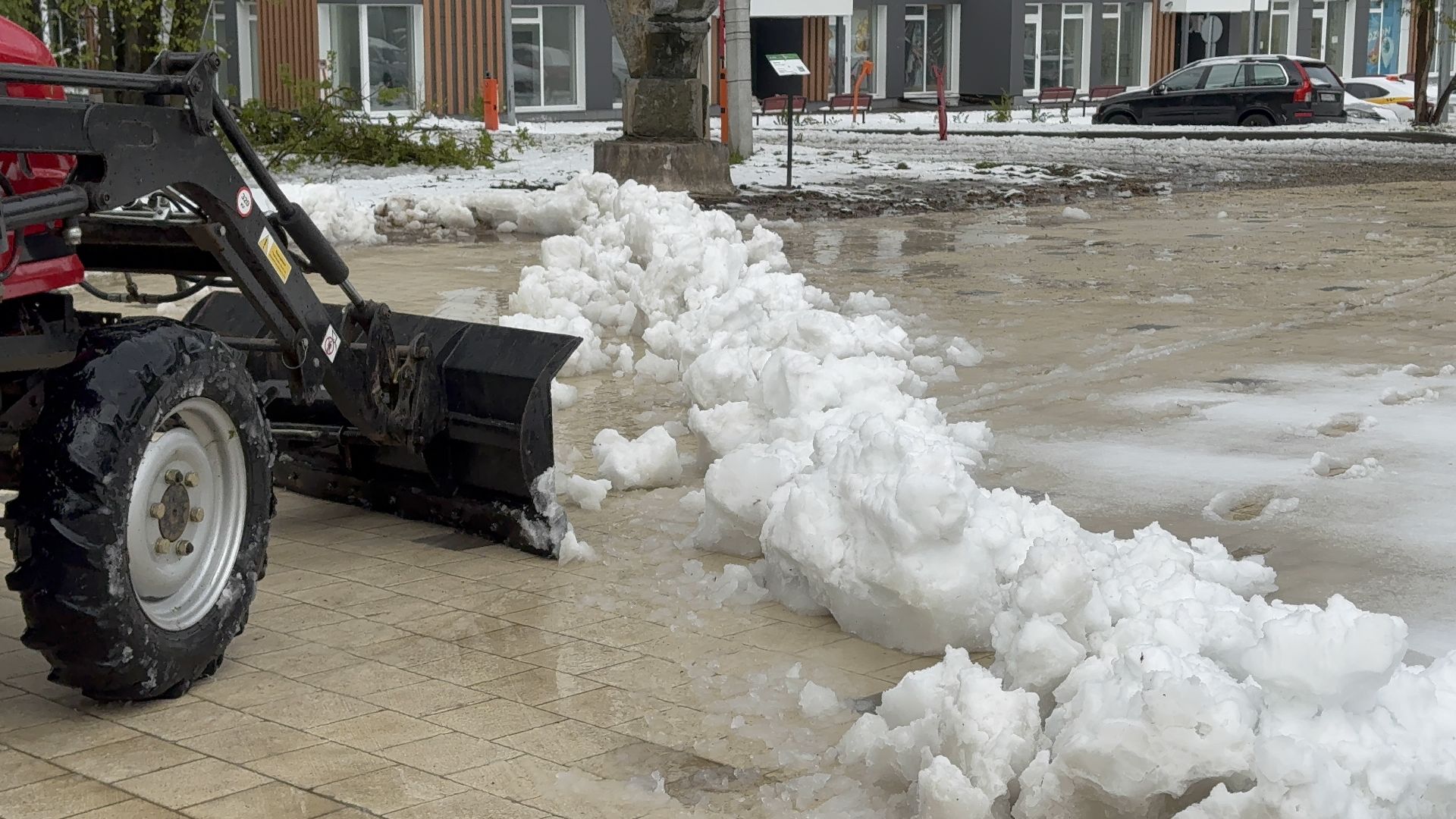 солнечногорск, снегопад, циклон, уборка снега, коммунальная служба,