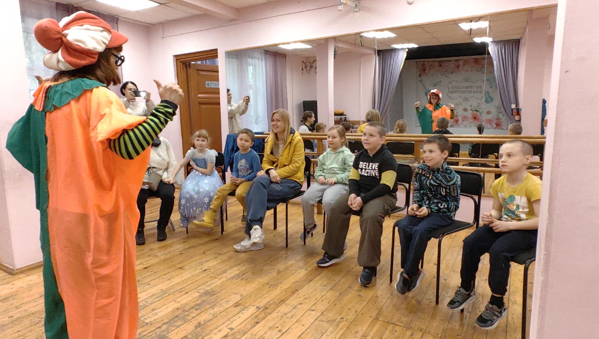 клоун, игры, весна, природа, дк,