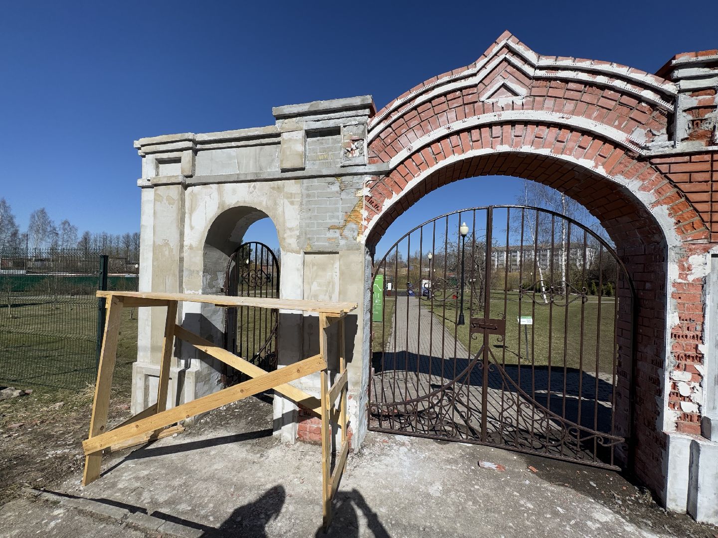 шаховская , реставрация, строители,