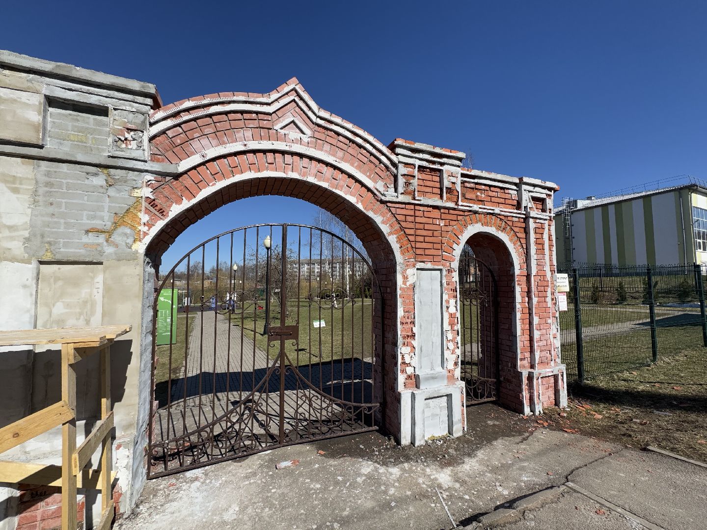 шаховская , реставрация, строители,