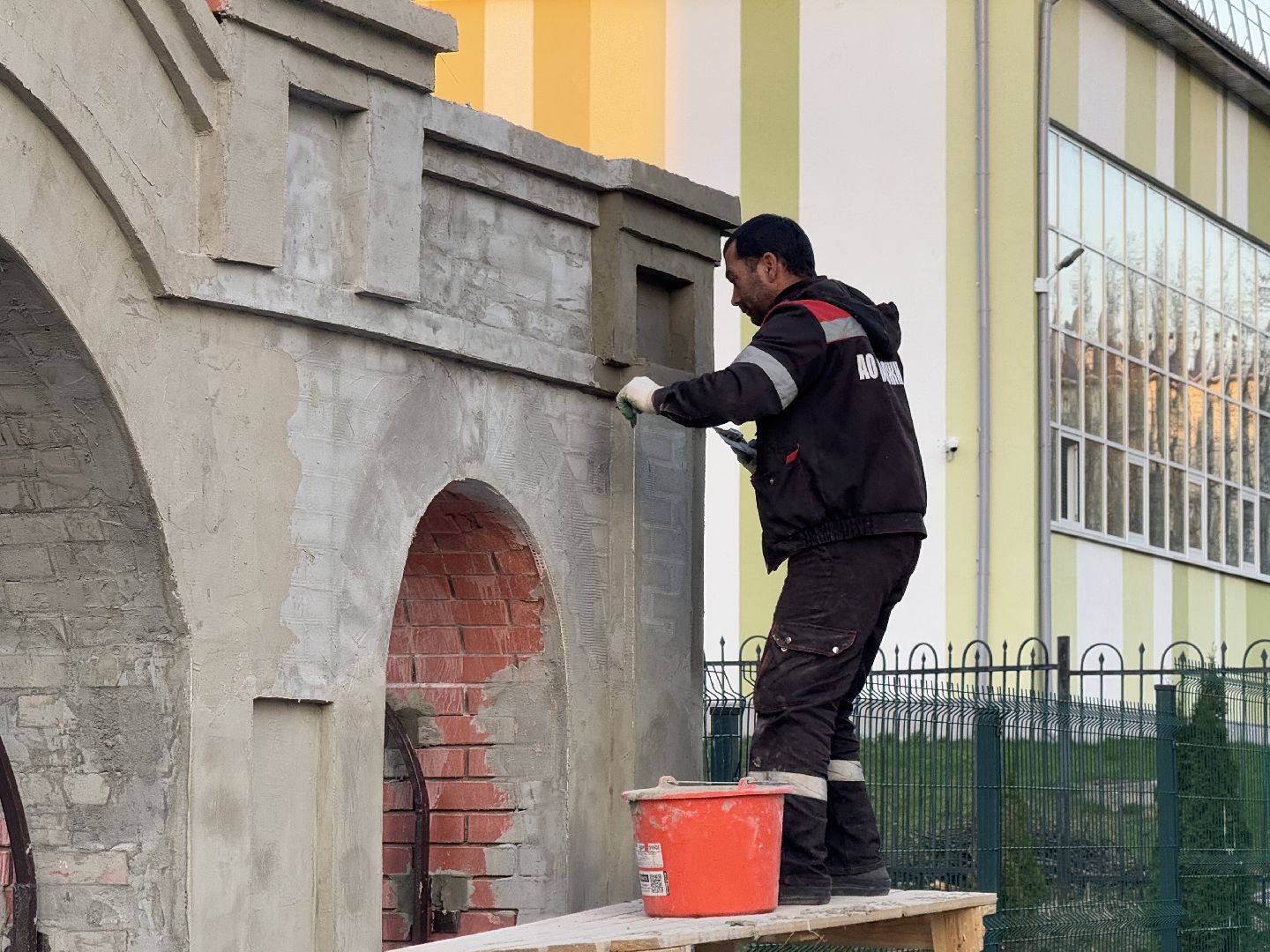 шаховская , реставрация, строители,