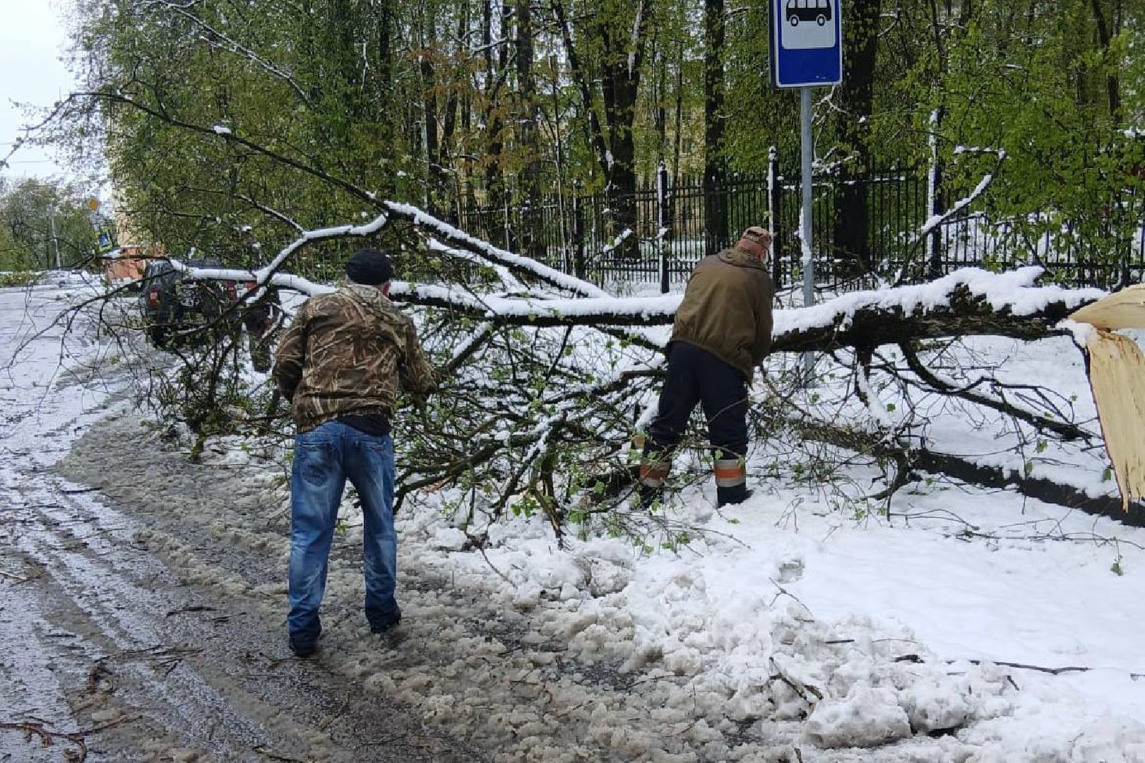 клин, общество, чп, снег в мае, жкх,