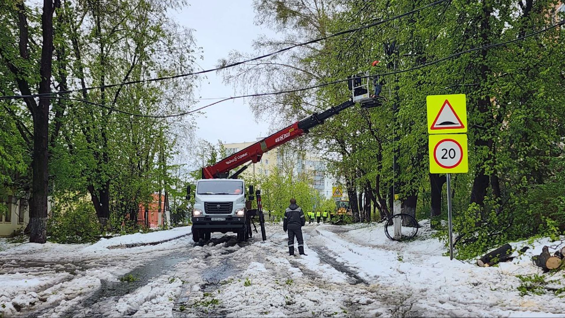 Дмитров, ЧП, Скандинавский циклон, Россети,