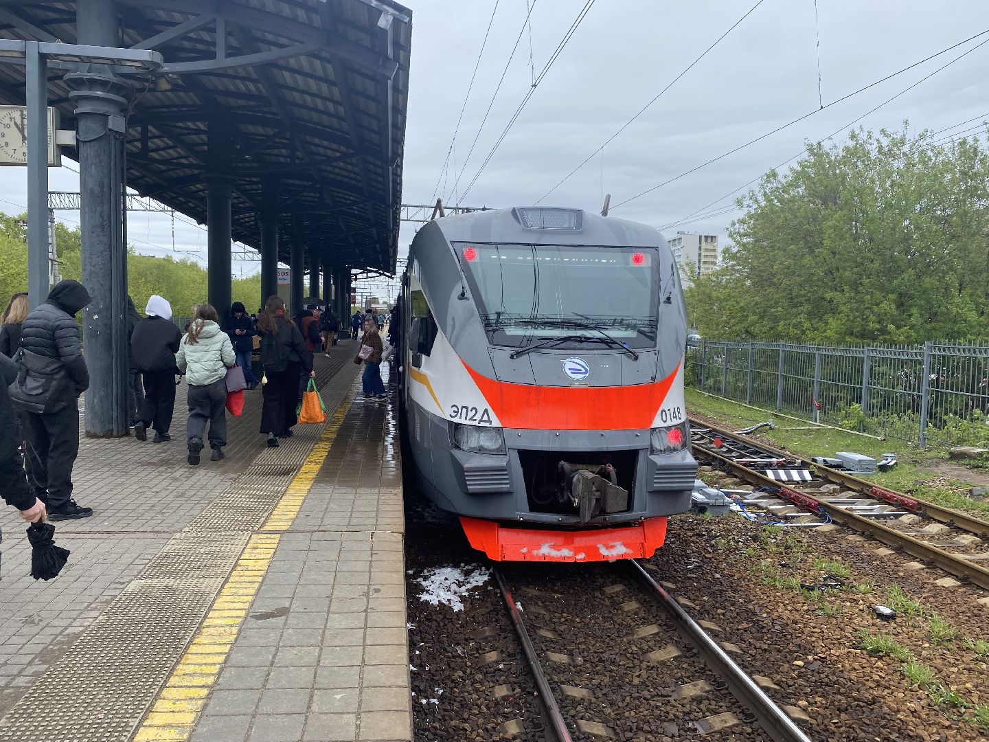 Снегопад , Сбой расписания работы поездов ,