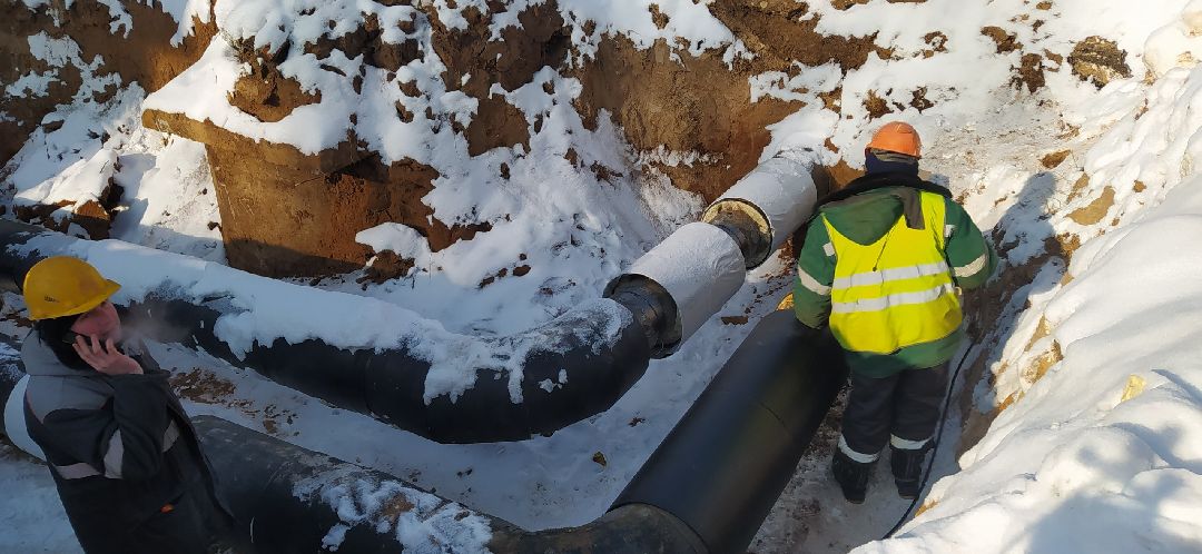 Строительство, теплотрасса, Щёлково, Бахчиванджи, котельная