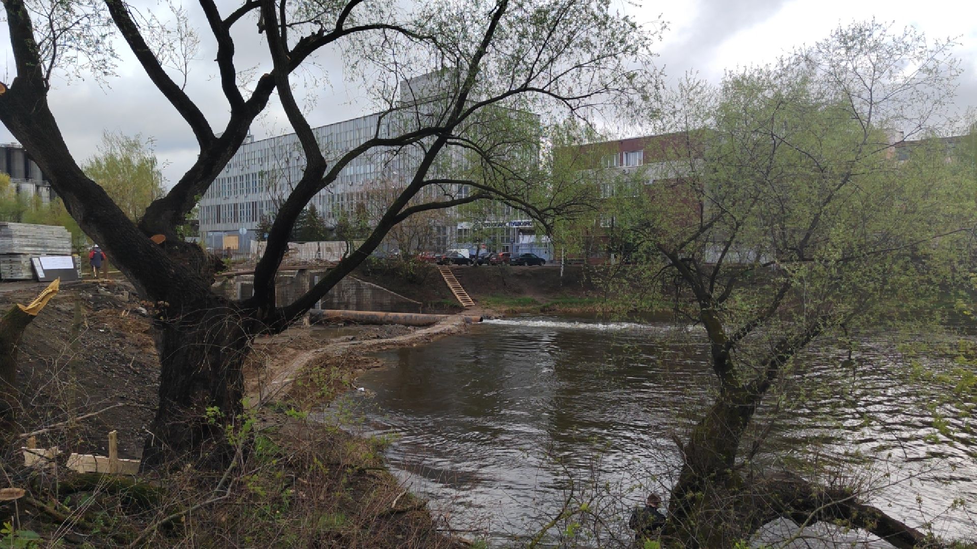 Пушкино, Пушкинский округ, Уча, плотина, ремонт, строительство, Кудринское шоссе