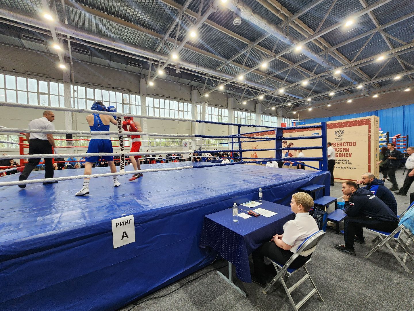 Чехов, дворец спорта олимпийский, первенство России по боксу, юниоры и юниорки, разные весовые категории, соревнования, состязания, 17-18 лет, Денис Лебедев, Александр Поветкин,