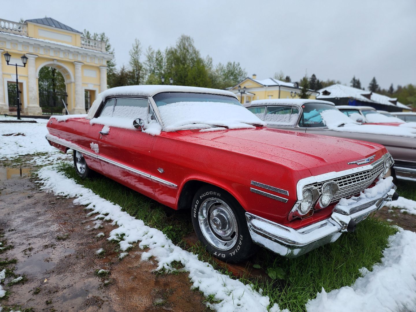 фрязино, усадьба гребнево, ретро-авто, майские праздники, открытие выставки,