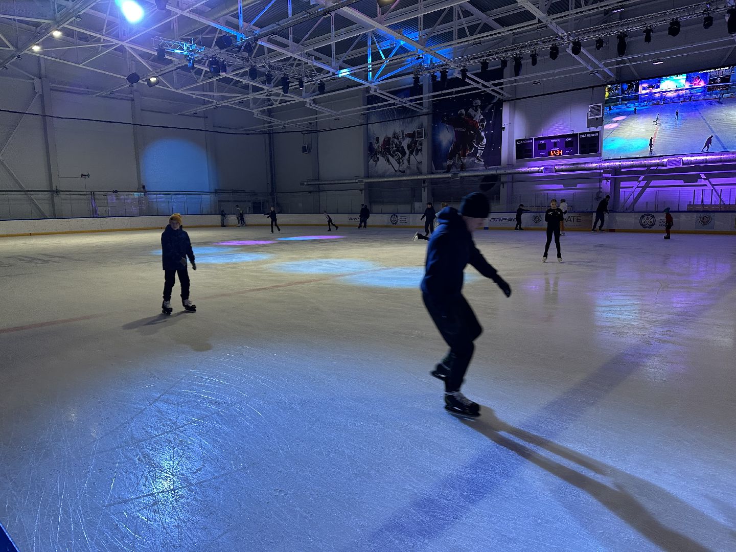 каток, домодедово, непогода,