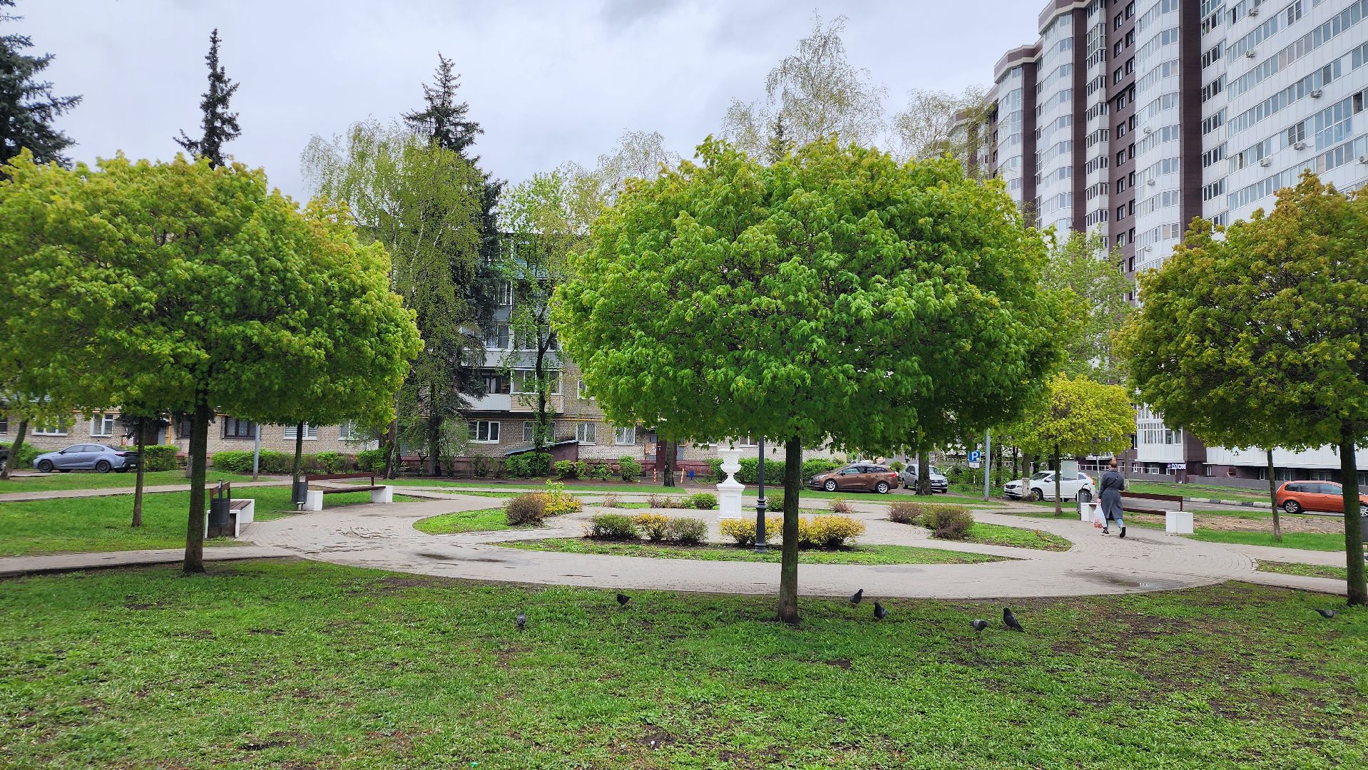 благоустройство, благоустройство территории, сквер, Старая Купавна, Богтродский городской округ,