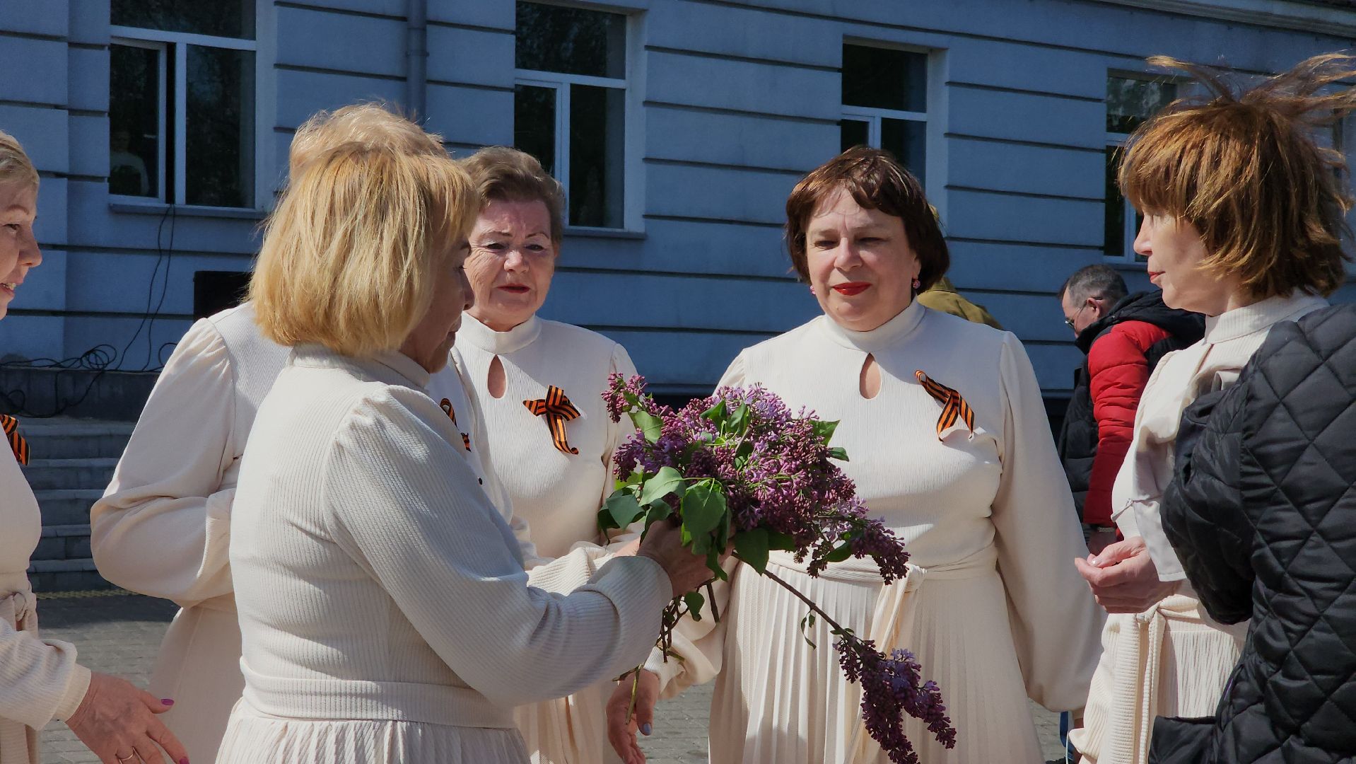 вальс победы, танцевальный флешмоб, день победы,  рабочий поселок обухово, богородский городской округ,