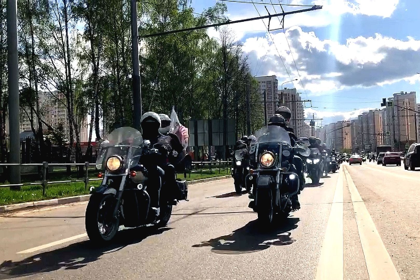 Подольск, байкеры