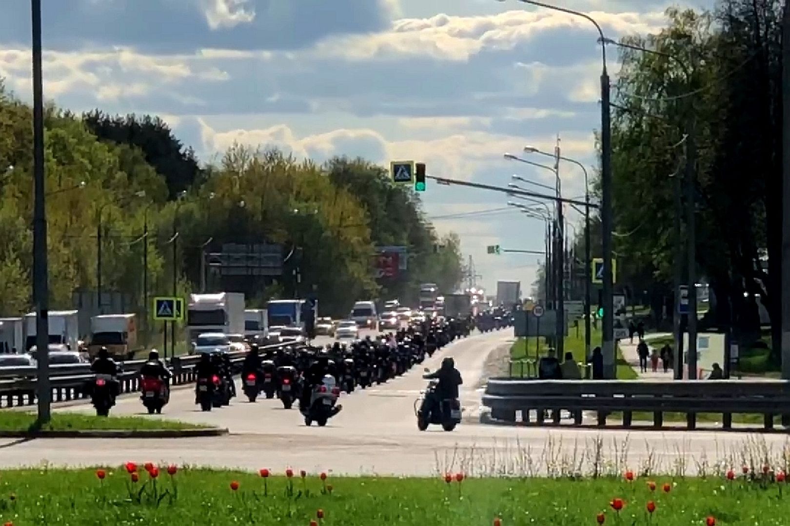 Подольск, байкеры