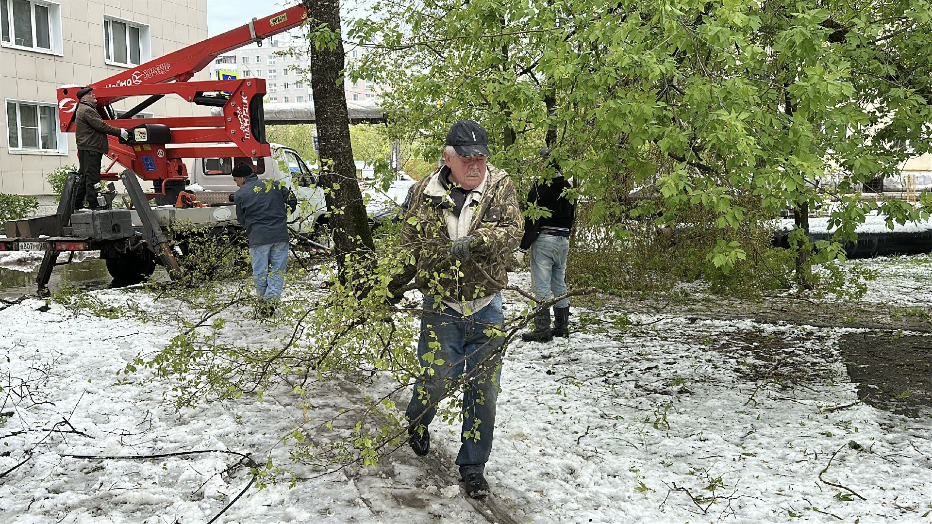 клин, общество, жкх, ликвидация последствий снегопада, чп,