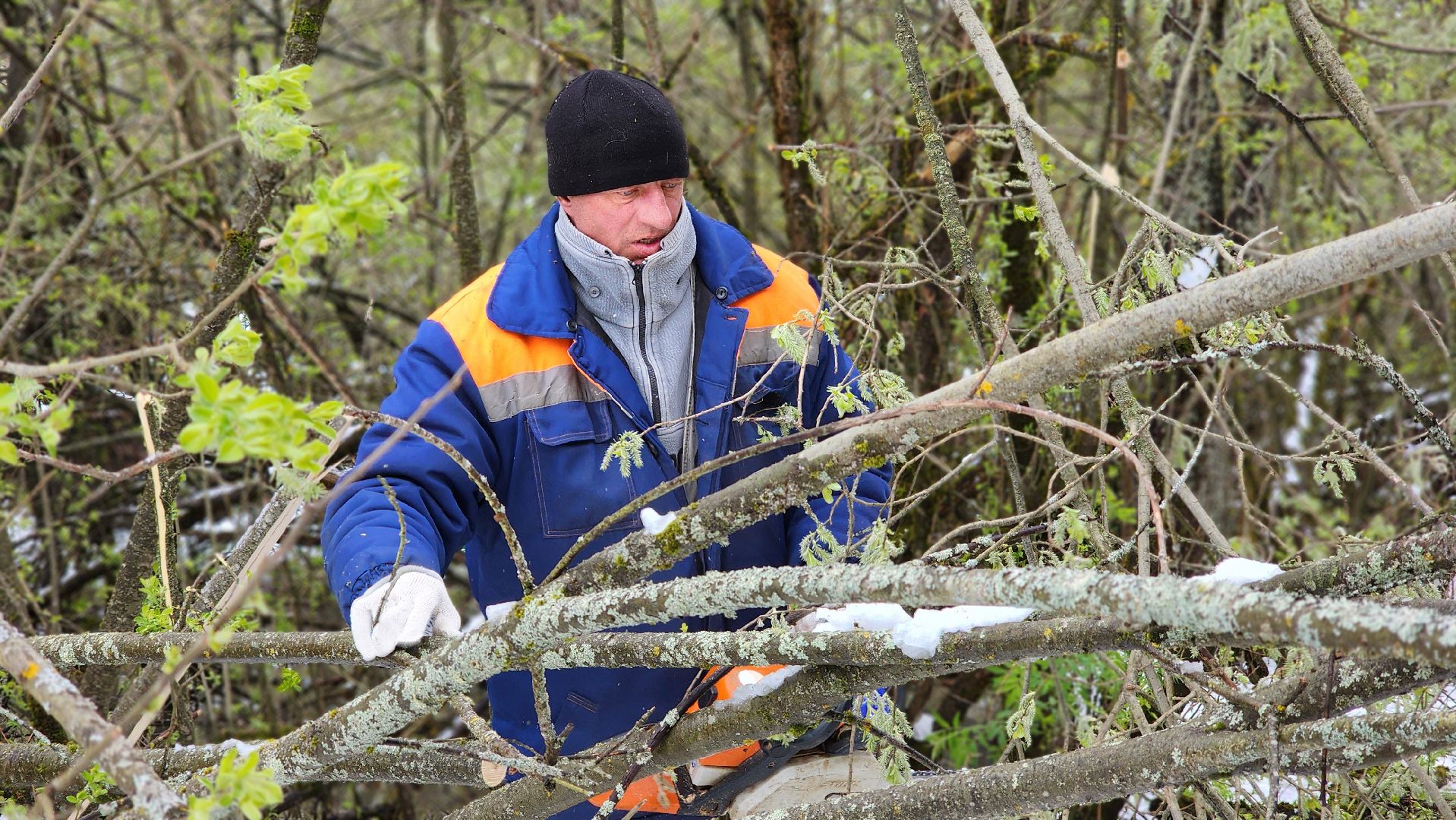 Руза, коммунальная служба, Благоустройство , Устранение последствий снегопада ,