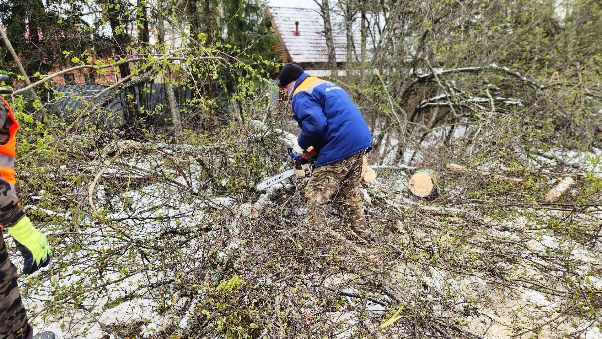 Руза, коммунальная служба, Благоустройство , Устранение последствий снегопада ,