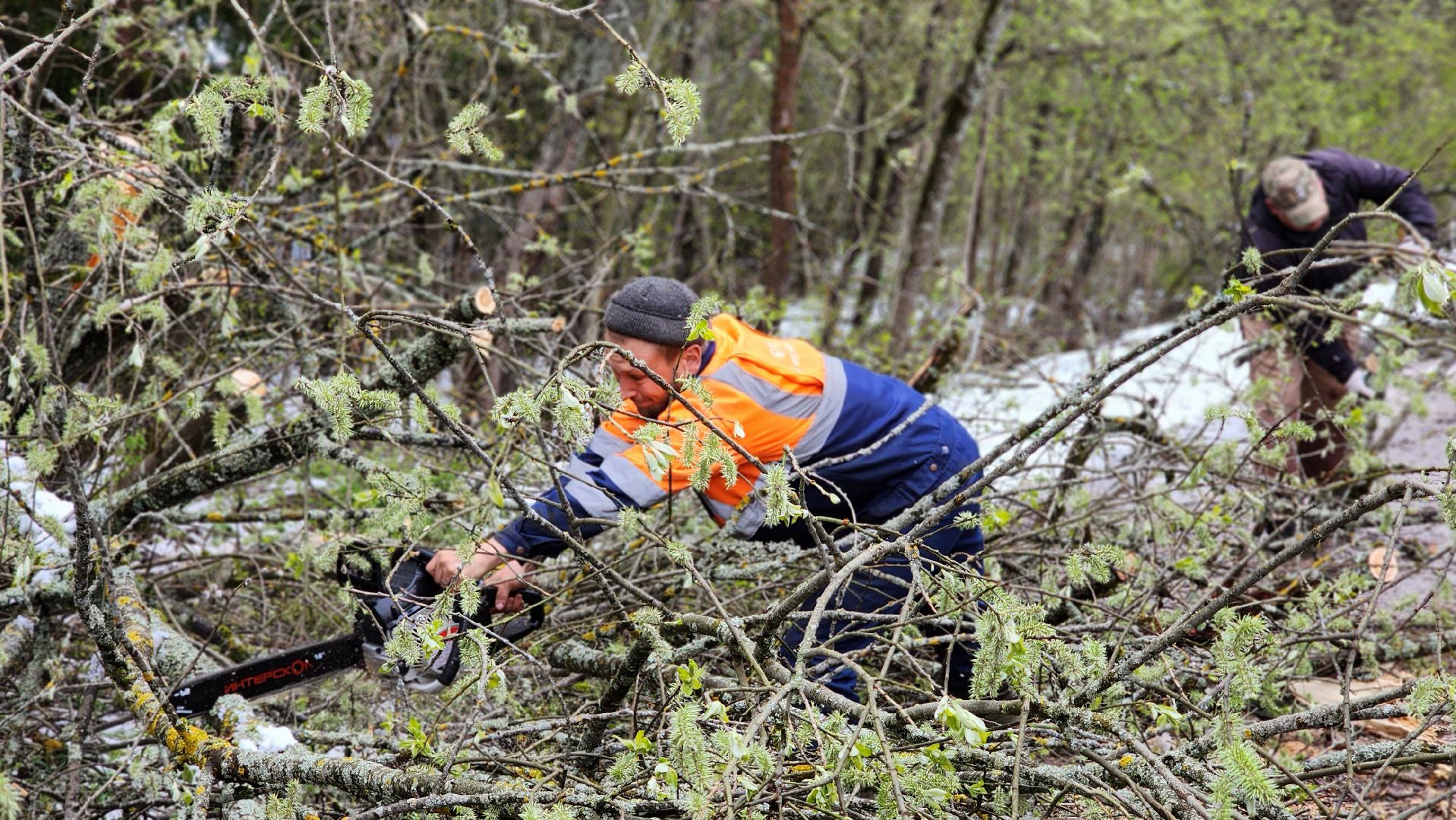 Руза, коммунальная служба, Благоустройство , Устранение последствий снегопада ,