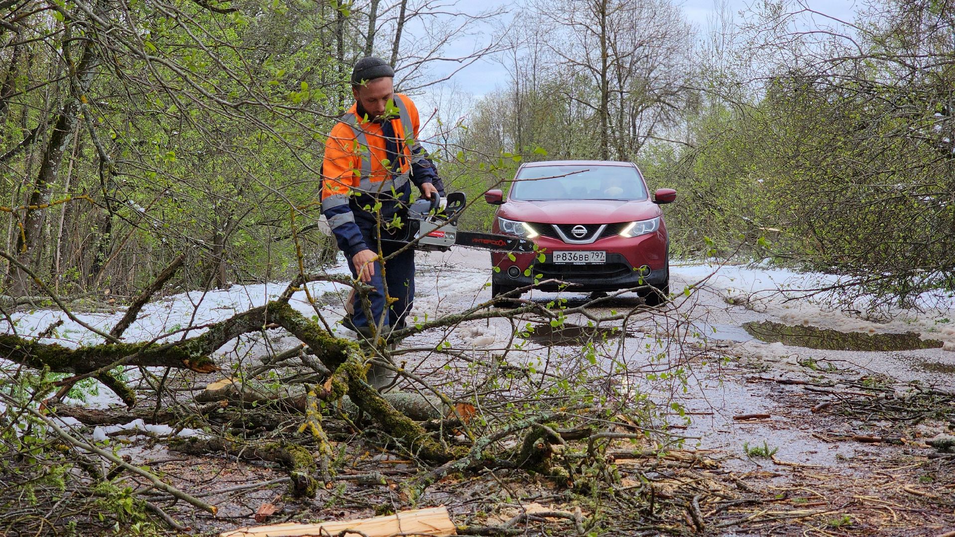 Руза, коммунальная служба, Благоустройство , Устранение последствий снегопада ,