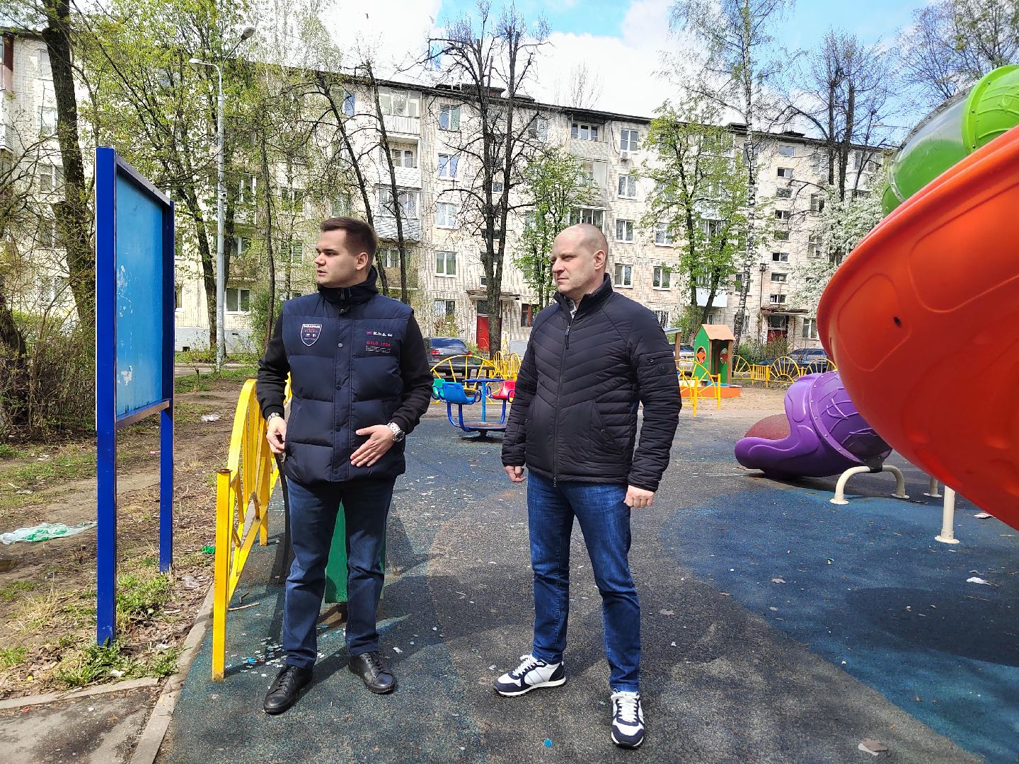 Пушкино, Ивантеевка, Пушкинский округ, благоустройство, жкх, мкд, чистый двор, весна в Подмосковье