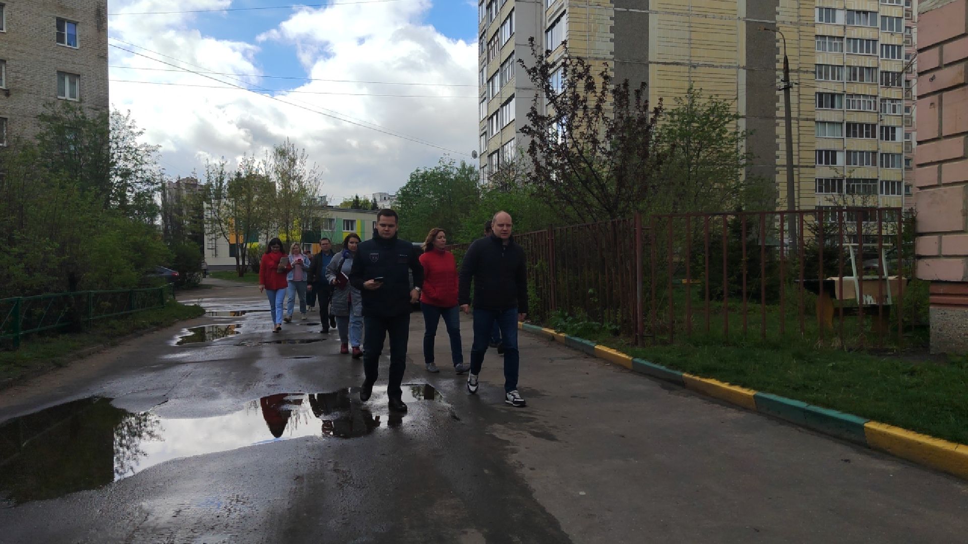 Пушкино, Ивантеевка, Пушкинский округ, благоустройство, жкх, мкд, чистый двор, весна в Подмосковье