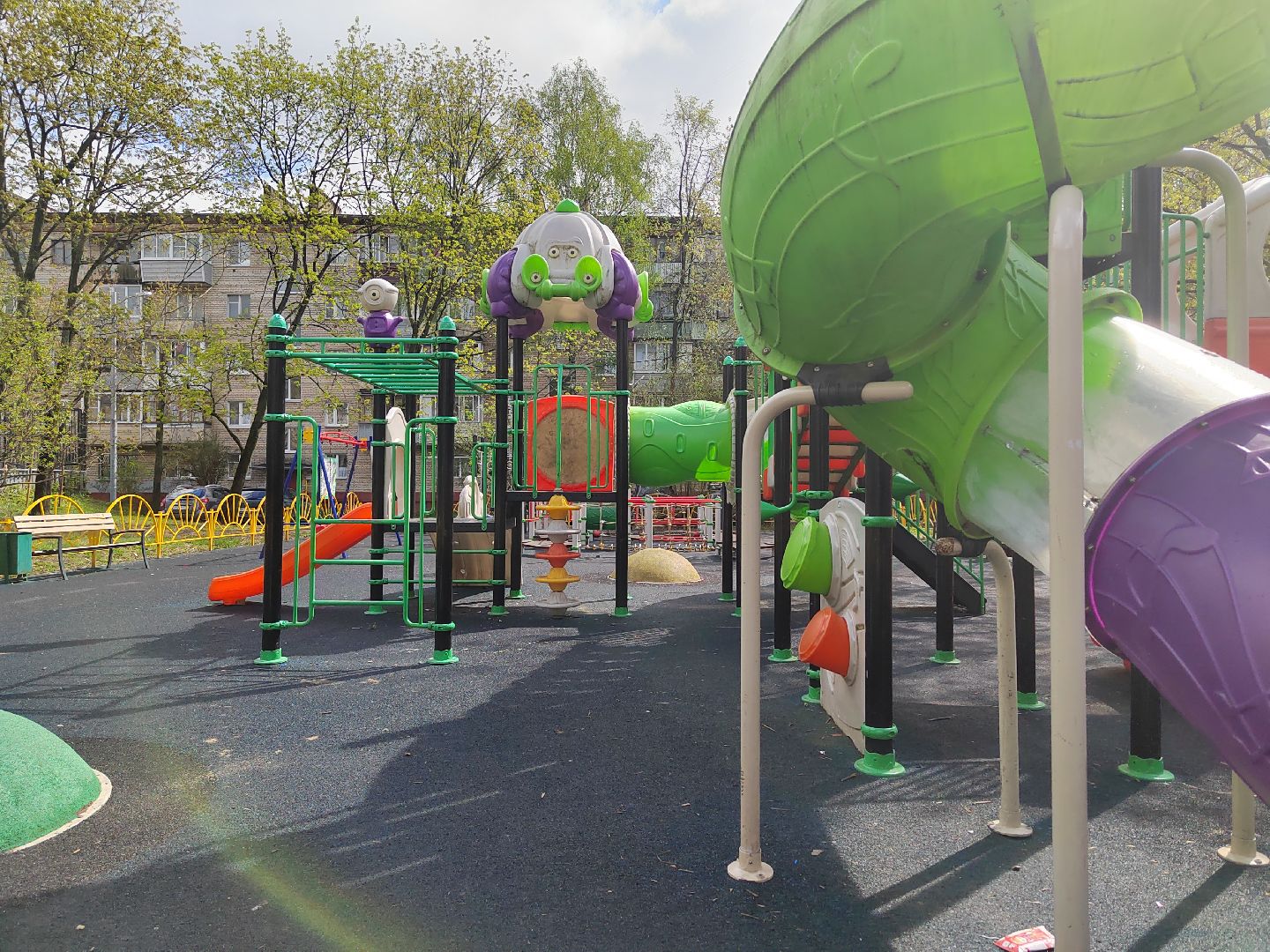 Пушкино, Ивантеевка, Пушкинский округ, благоустройство, жкх, мкд, чистый двор, весна в Подмосковье