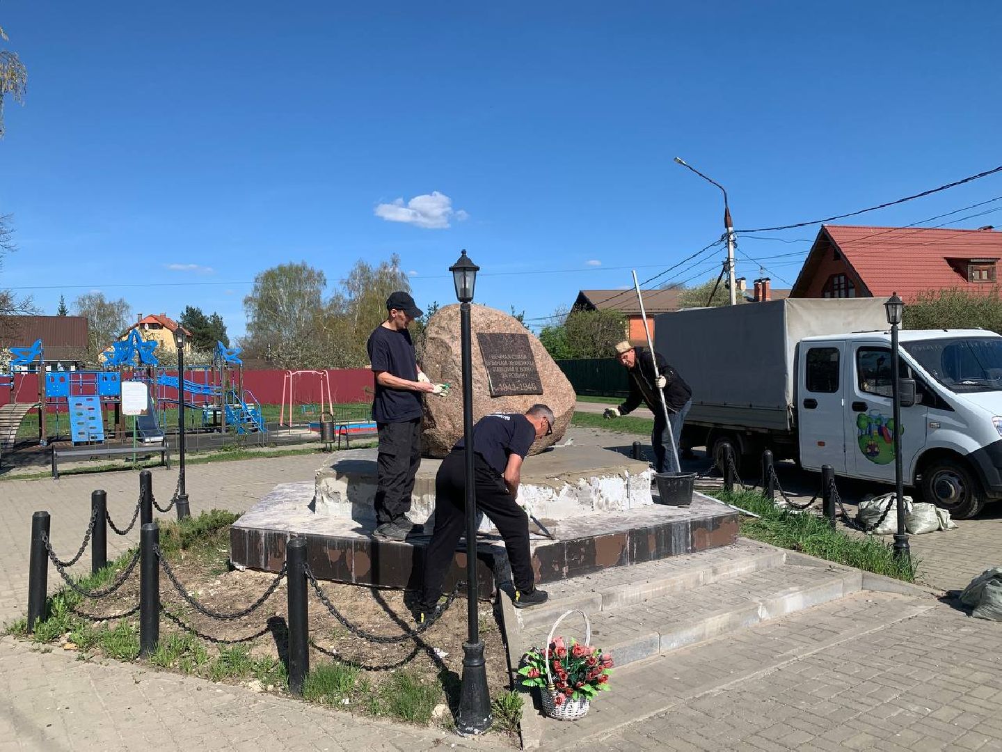 День Победы, памятник ВОВ, лосино-петровский,