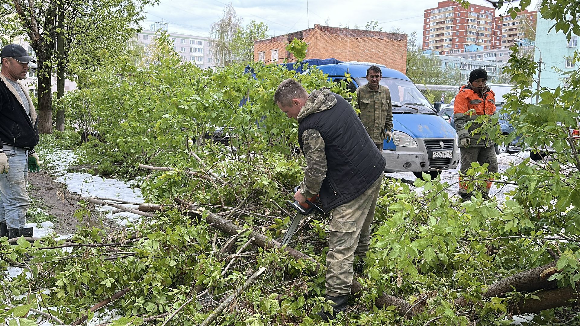 клин, общество, жкх, чп, устранение последствий снегопада,