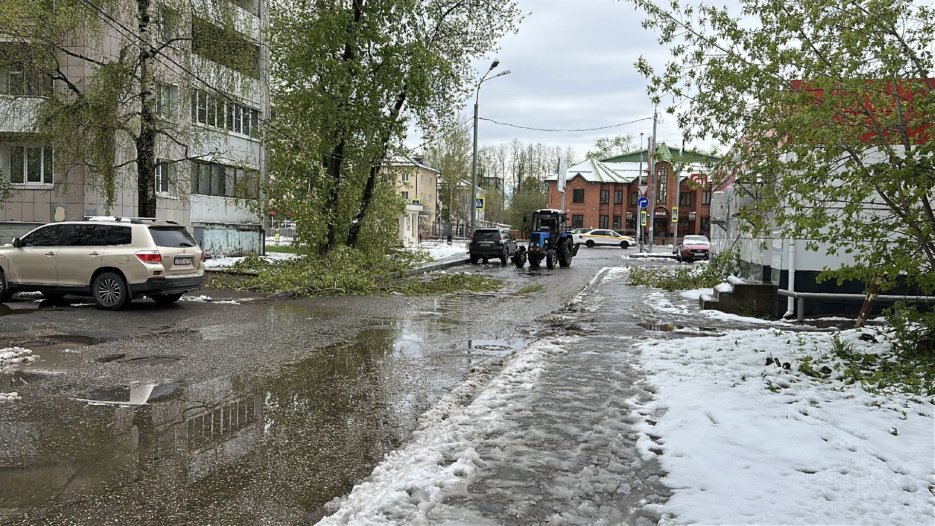 клин, общество, жкх, чп, устранение последствий снегопада,