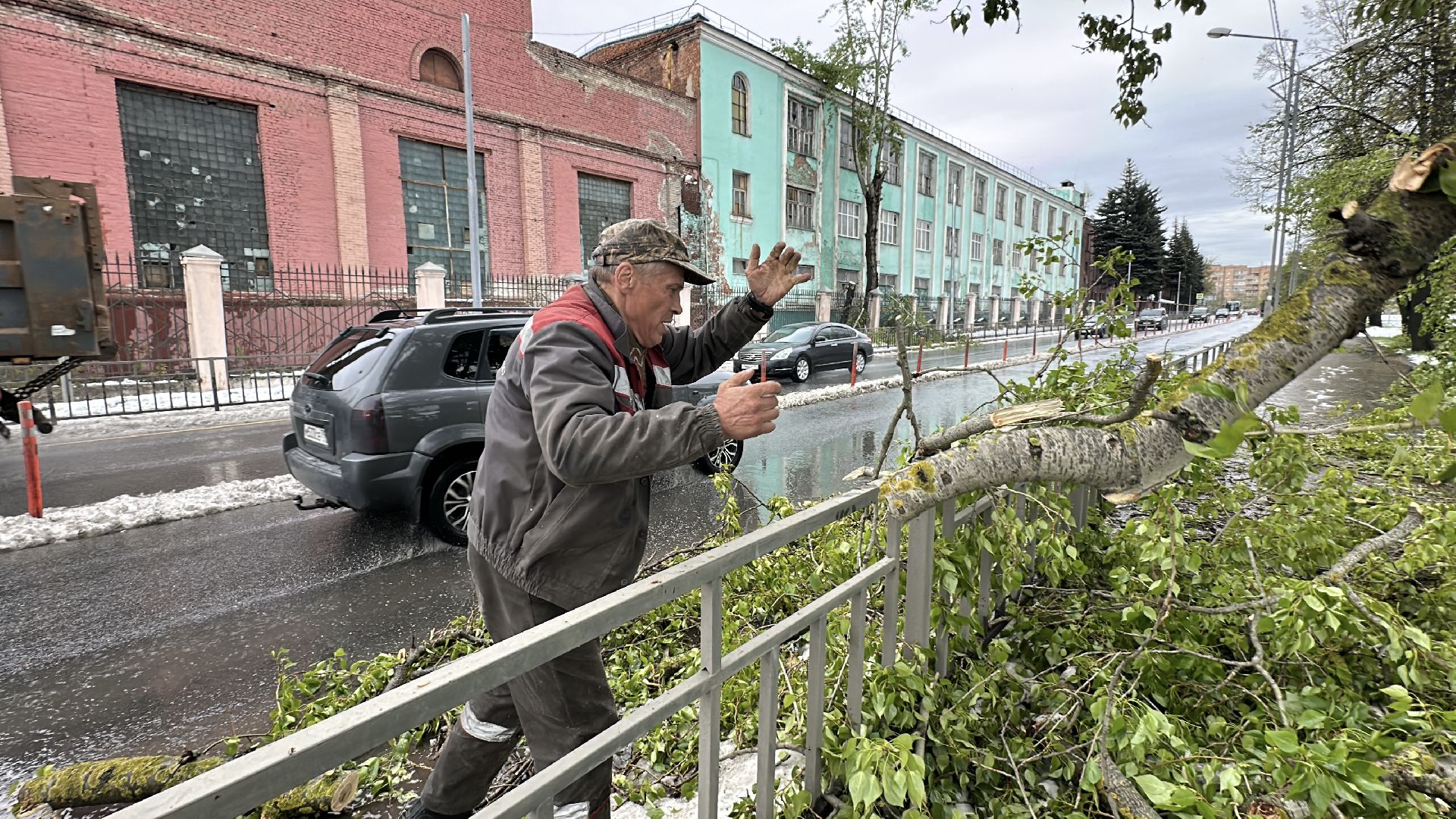 клин, общество, чп, жкх, устранение последствий снегопада,