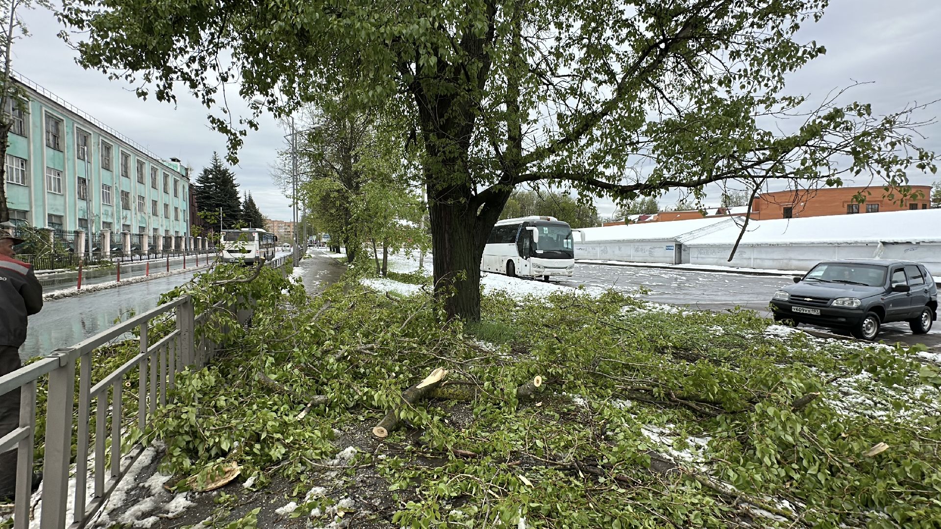 клин, общество, чп, жкх, устранение последствий снегопада,