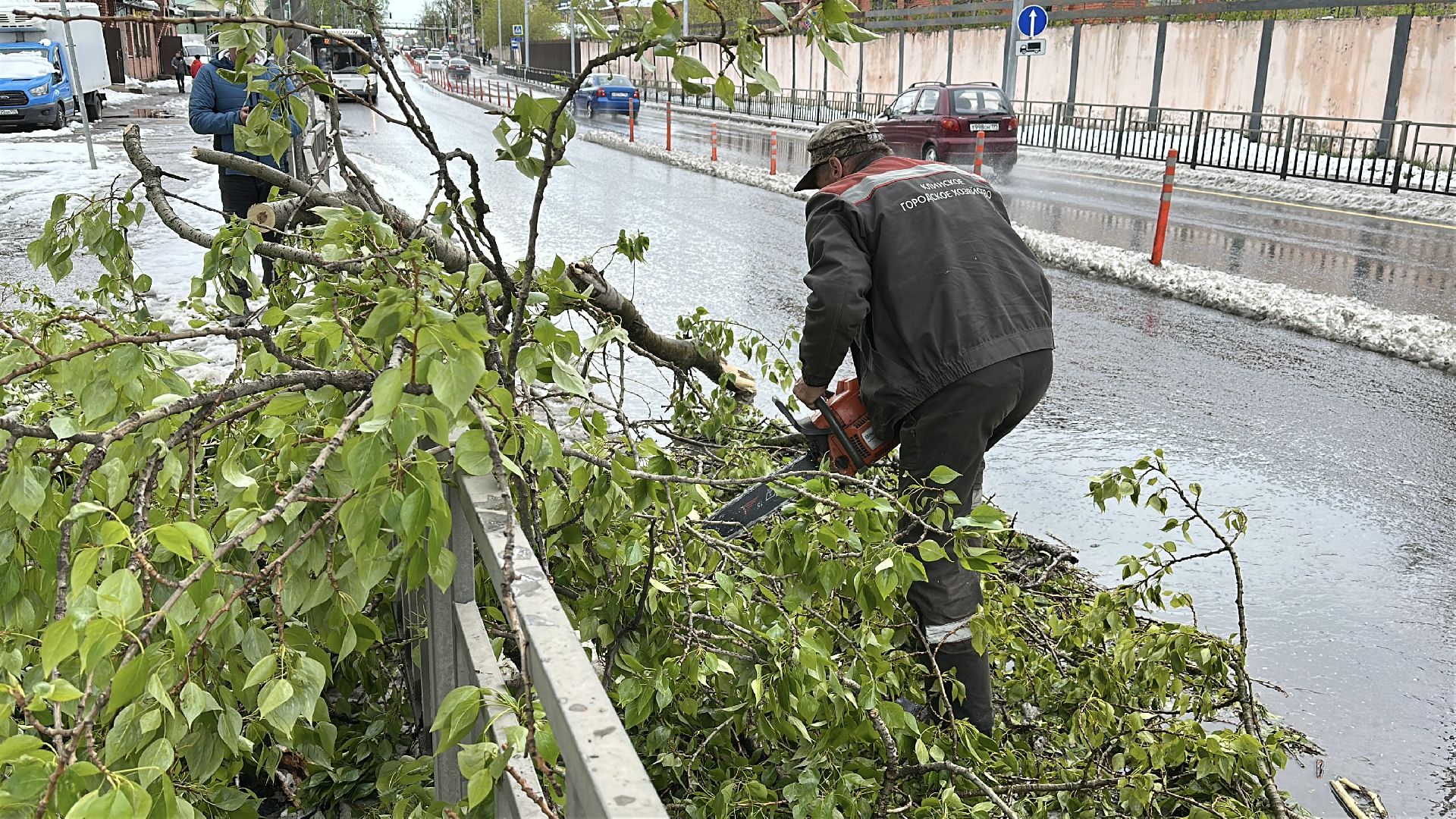 клин, общество, чп, жкх, устранение последствий снегопада,