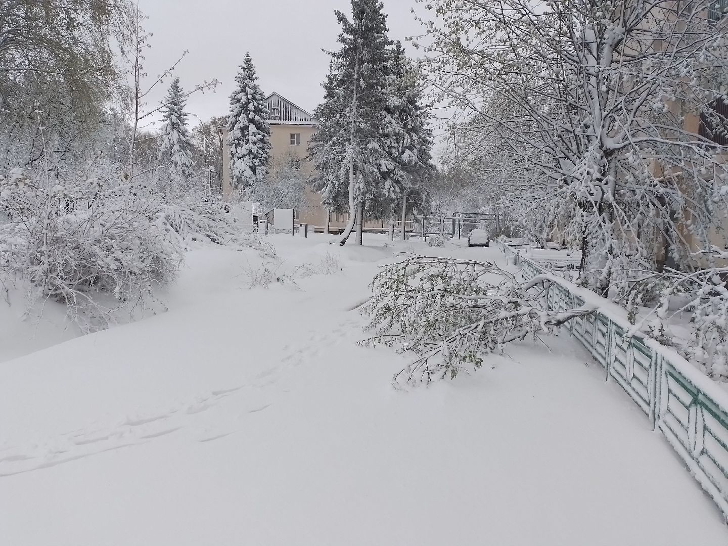 городской округ восход, снегопад, жкх, Засыпало снегом,